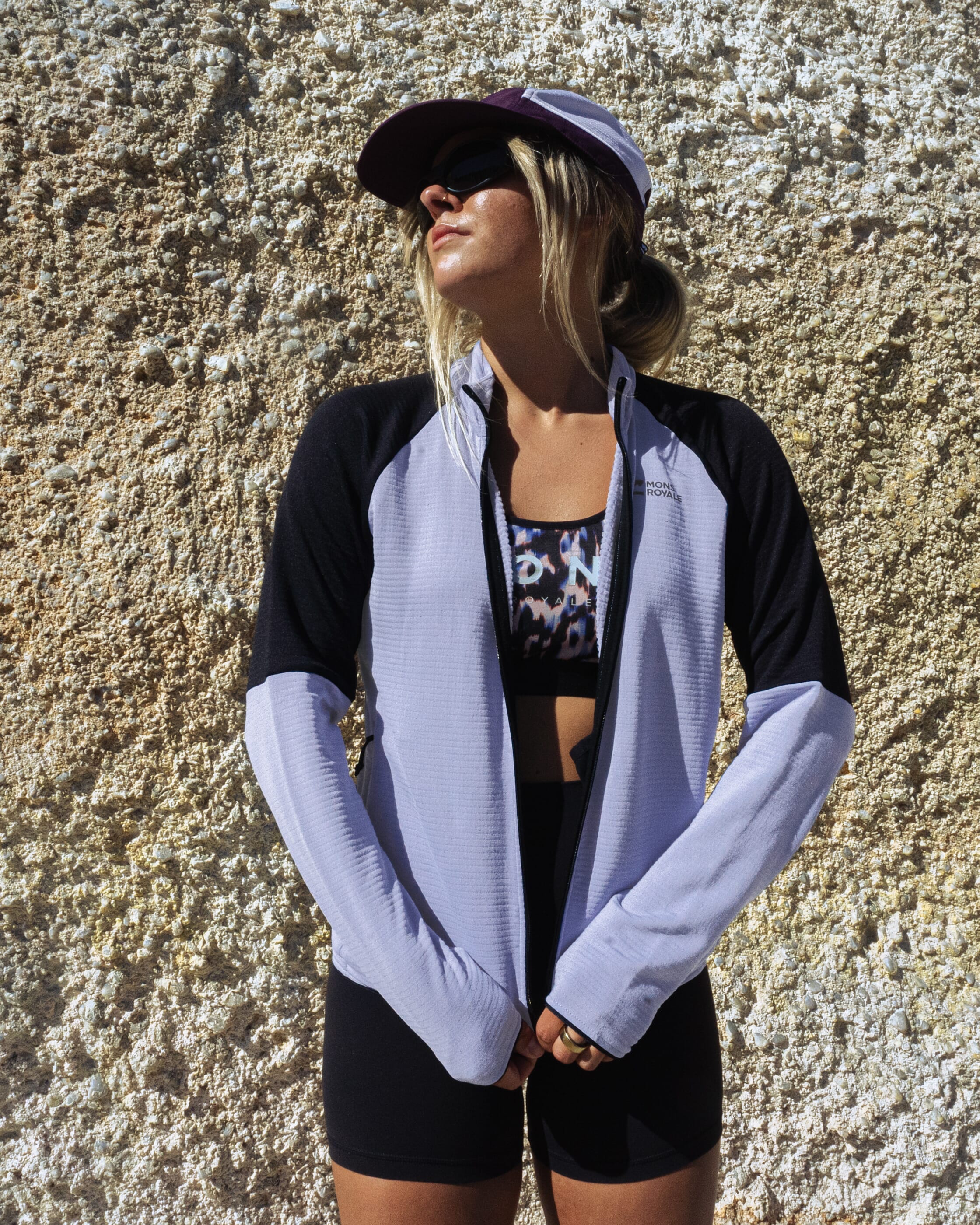 Quad Merino Fleece Jacket - Skyline / Black | Women's Jacket - Image 6