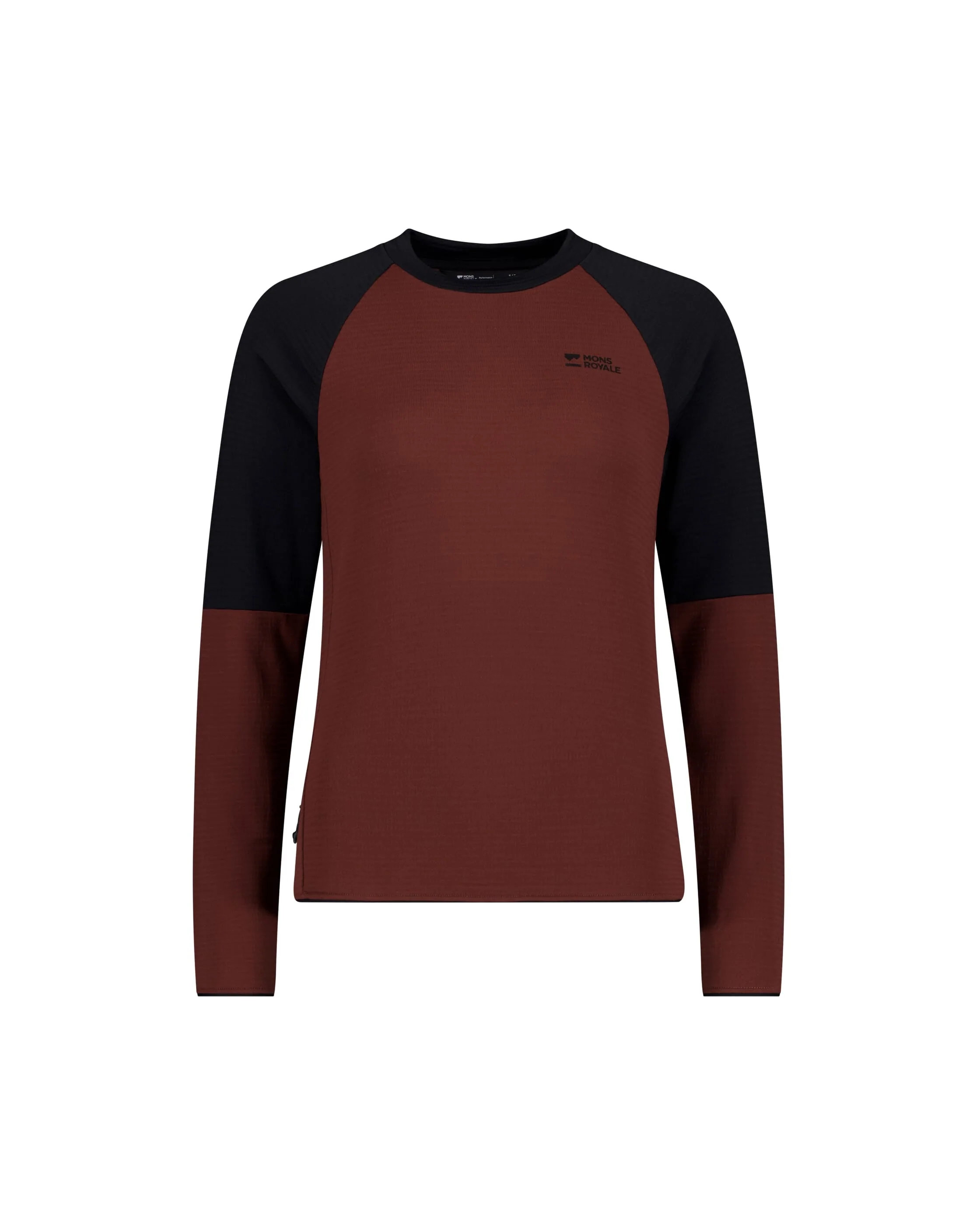 Quad Merino Fleece Pullover - Sable / Black | Women's Sweater - Image 5