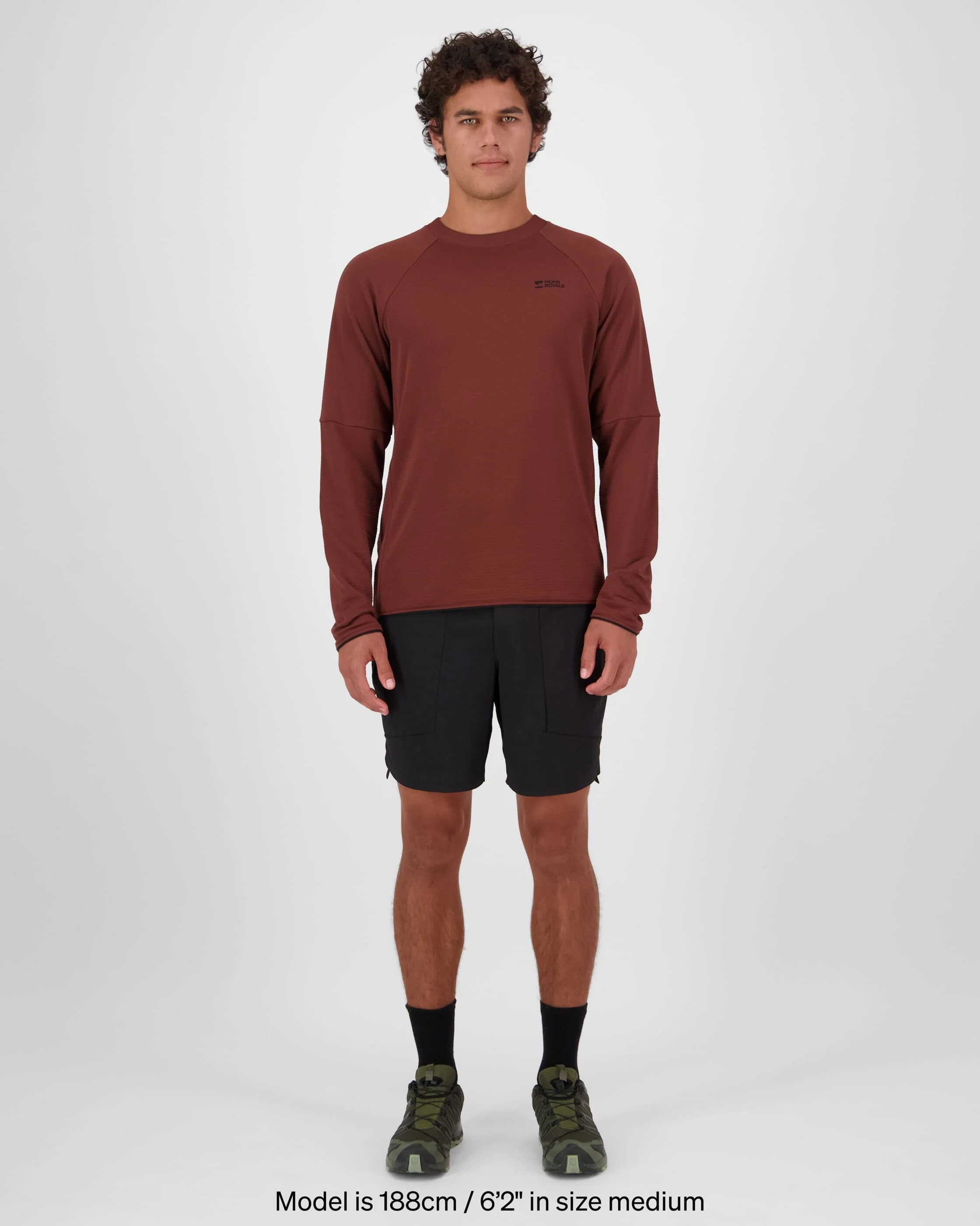 Quad Merino Fleece Pullover - Sable | Men's Sweater - Image 4
