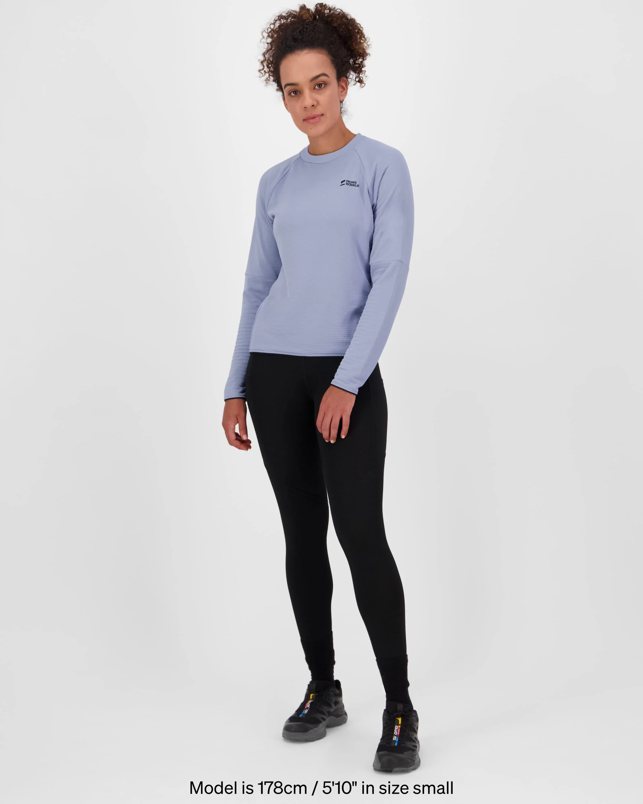 Quad Merino Fleece Pullover - Skyline | Women's Sweater - Image 3