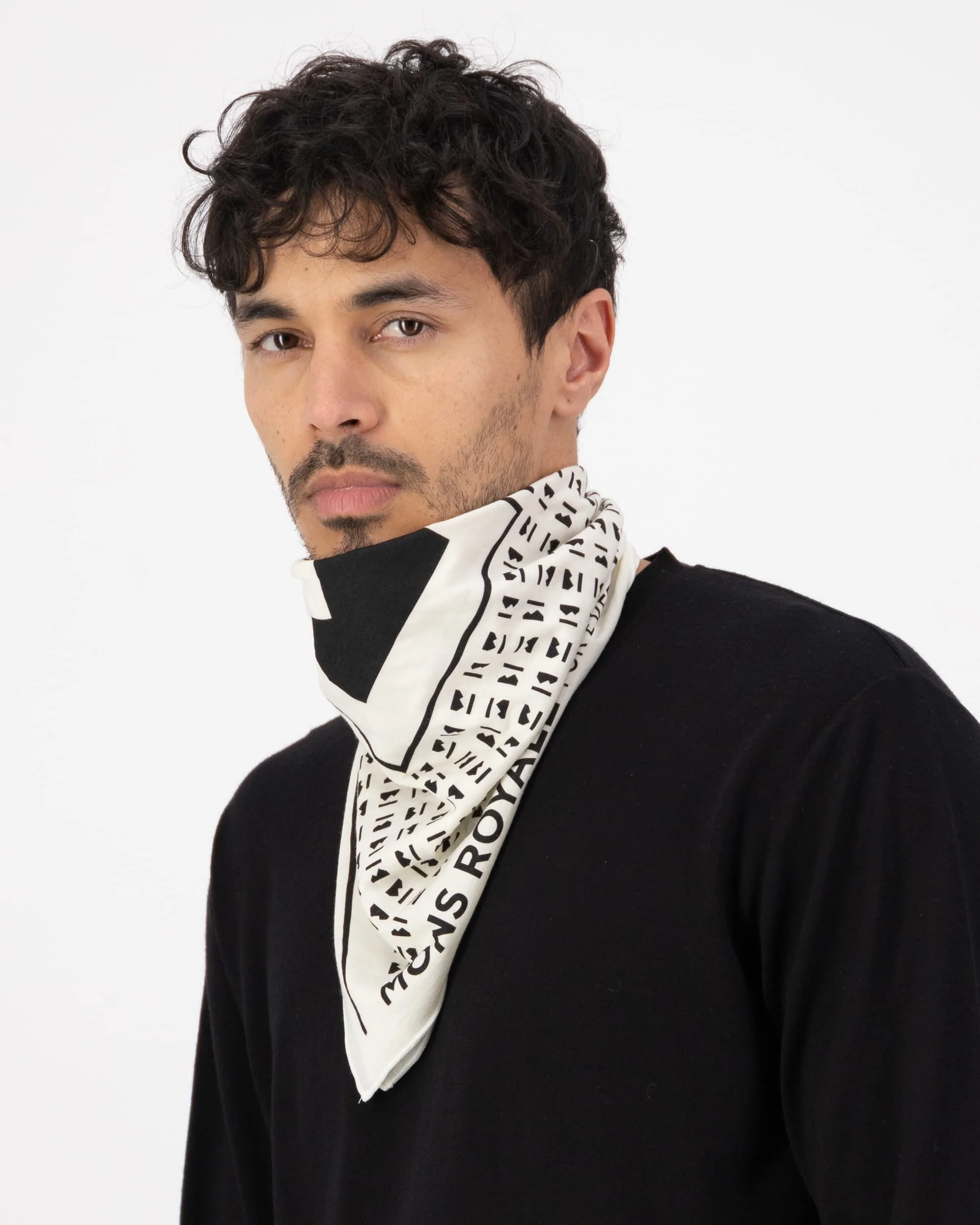 Renegade Merino Bike Bandana - Greige | Unisex Bandana - Image 4