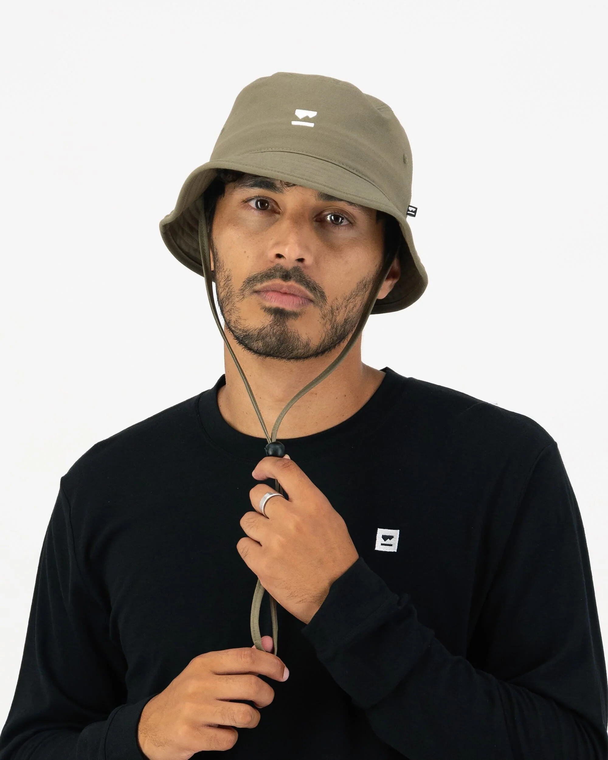 Ridgeline Bucket Hat - Olive | Unisex Hat - Image 3