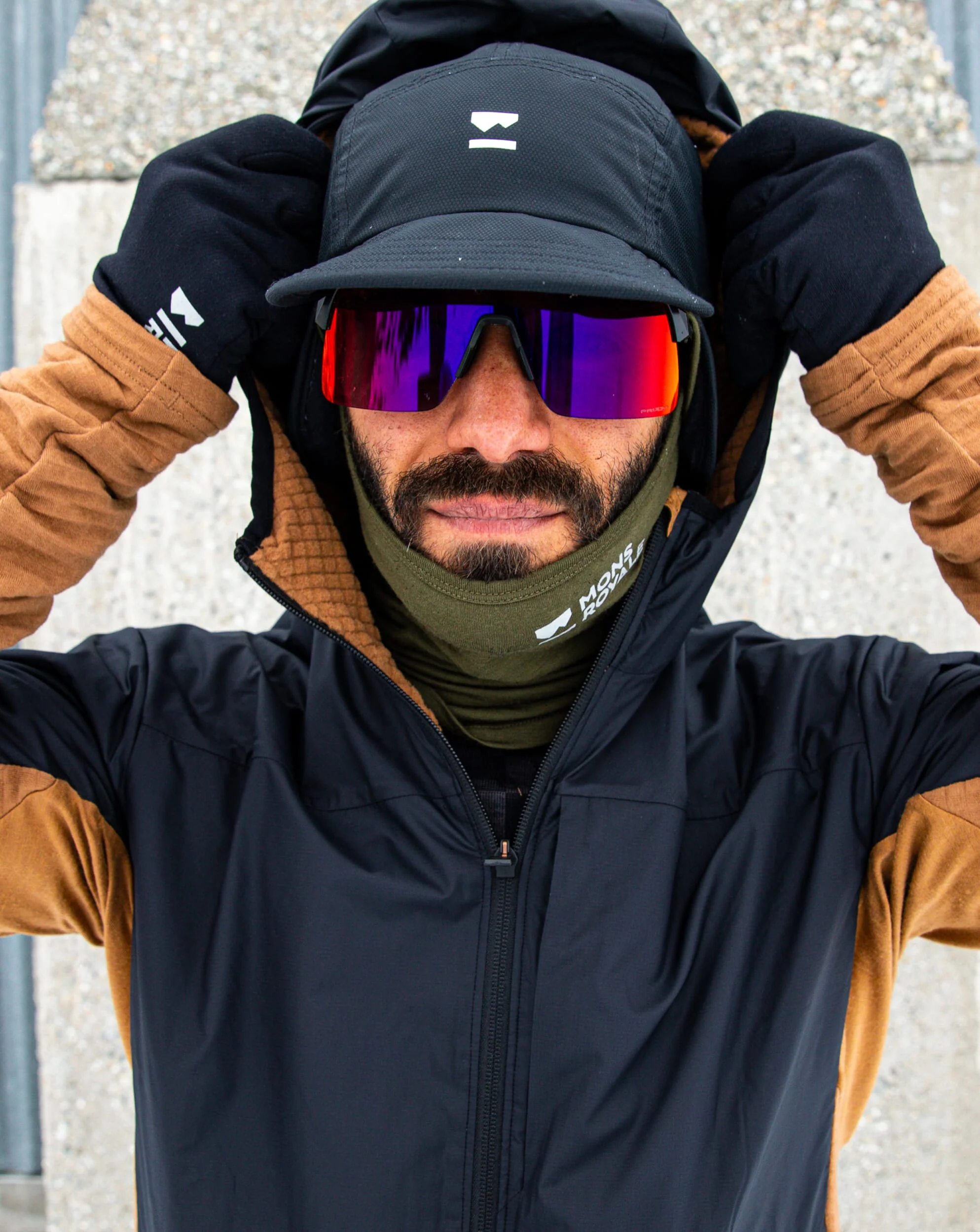 Santa Rosa Merino Balaclava - Dark Olive | Unisex Balaclava - Image 4