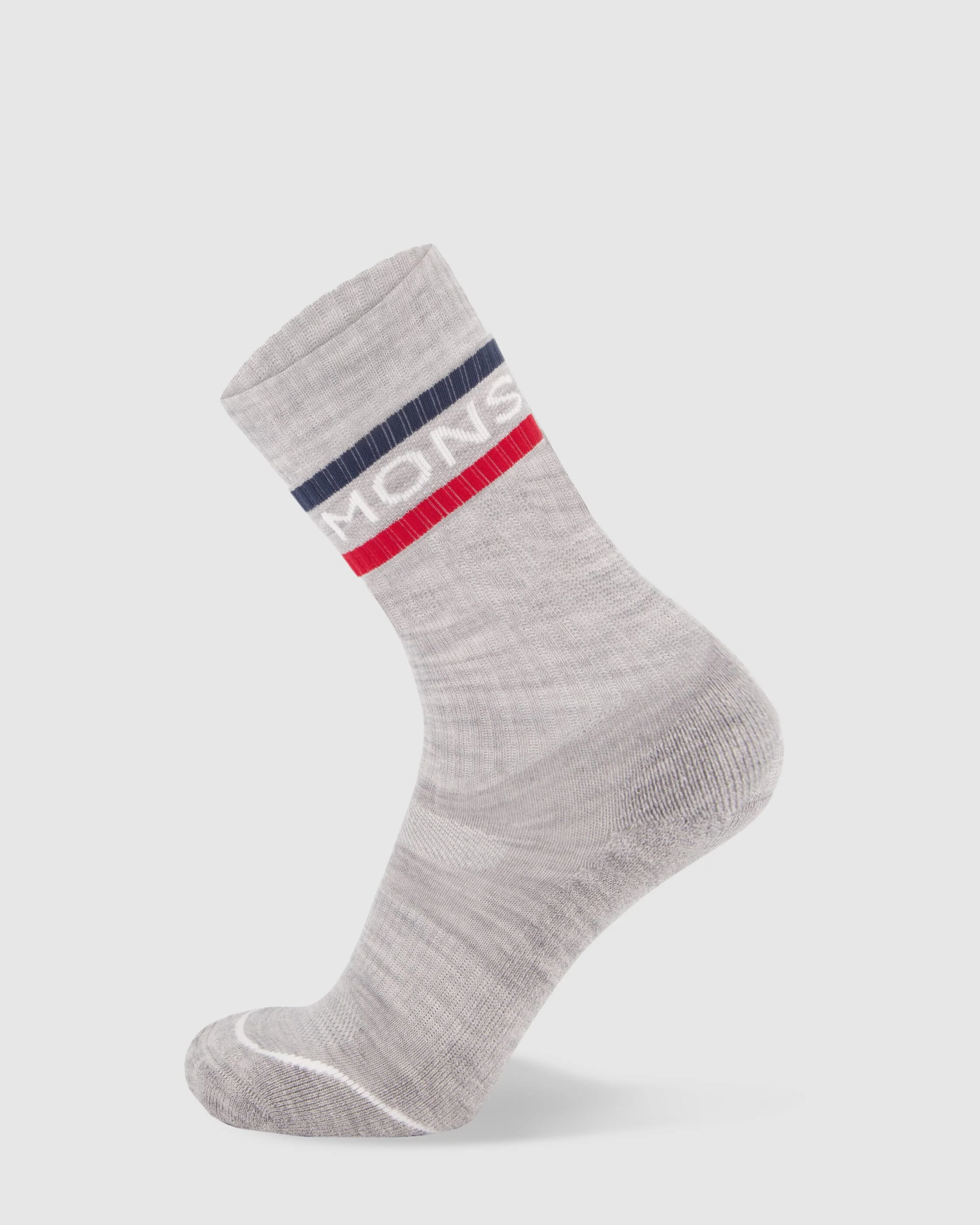 Signature Merino Crew Sock - College Grey | Unisex Socks