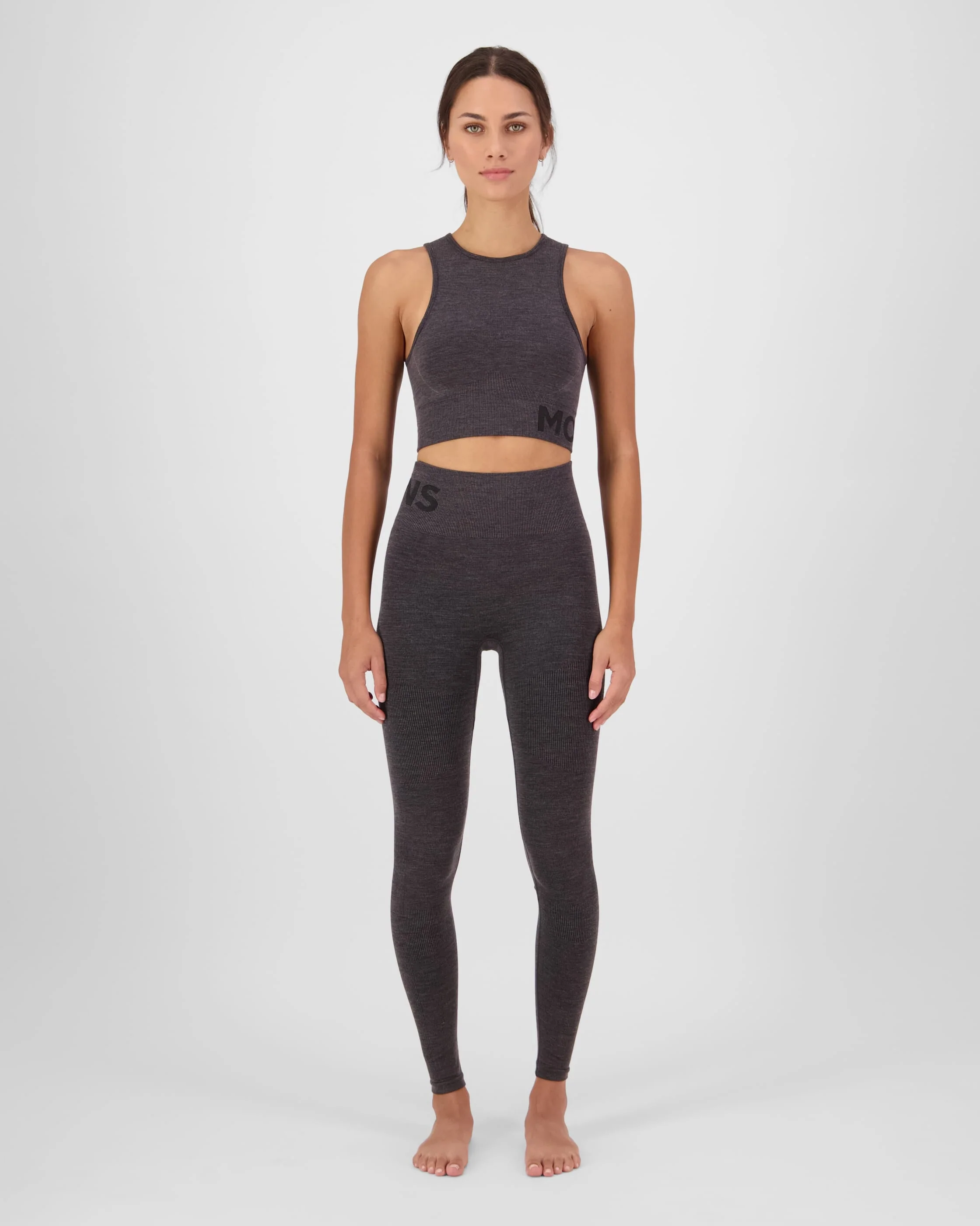 Solace Merino Seamless Legging - Forged Iron | Women's Leggings - Image 4