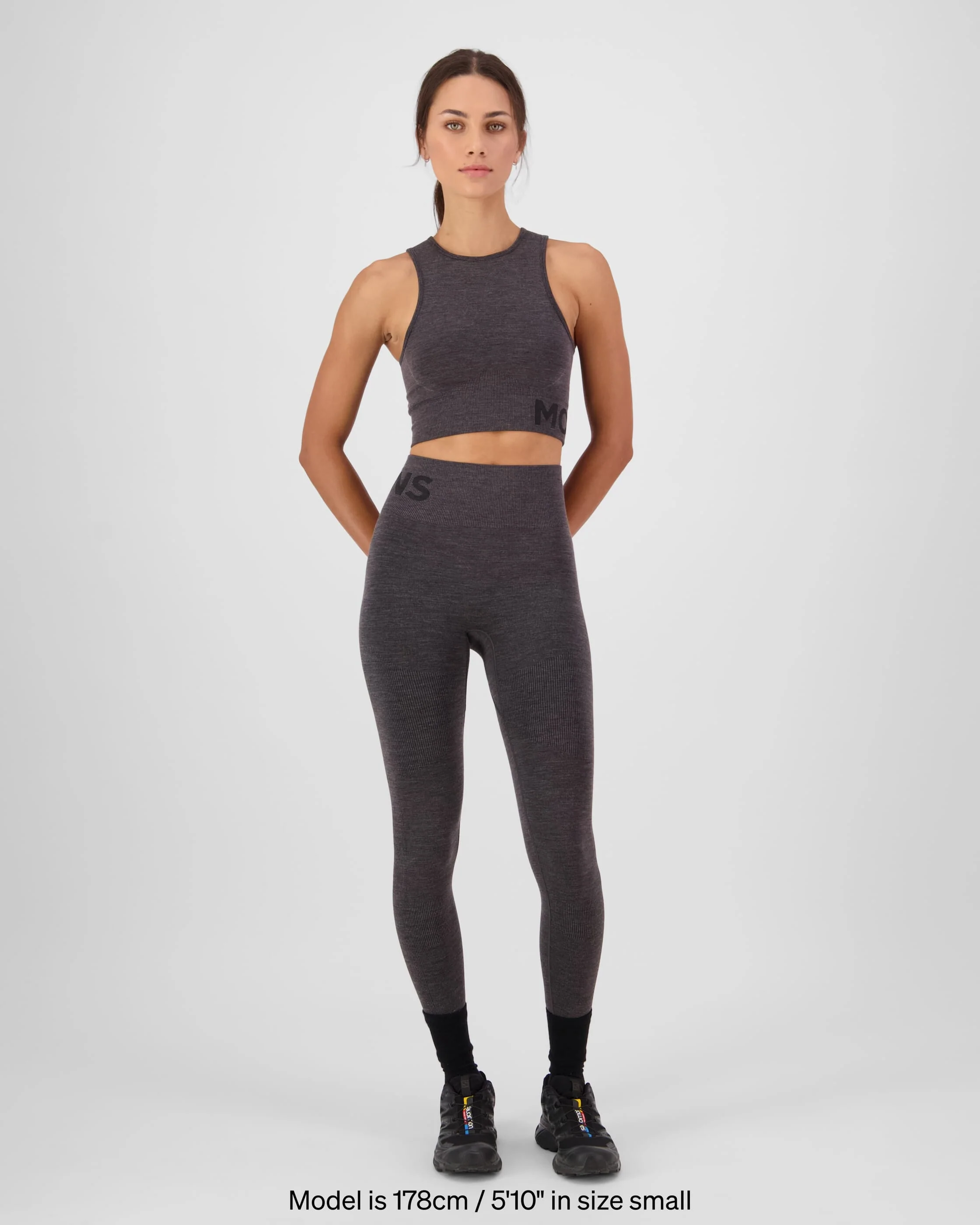 Solace Merino Seamless Legging - Forged Iron | Women's Leggings - Image 5