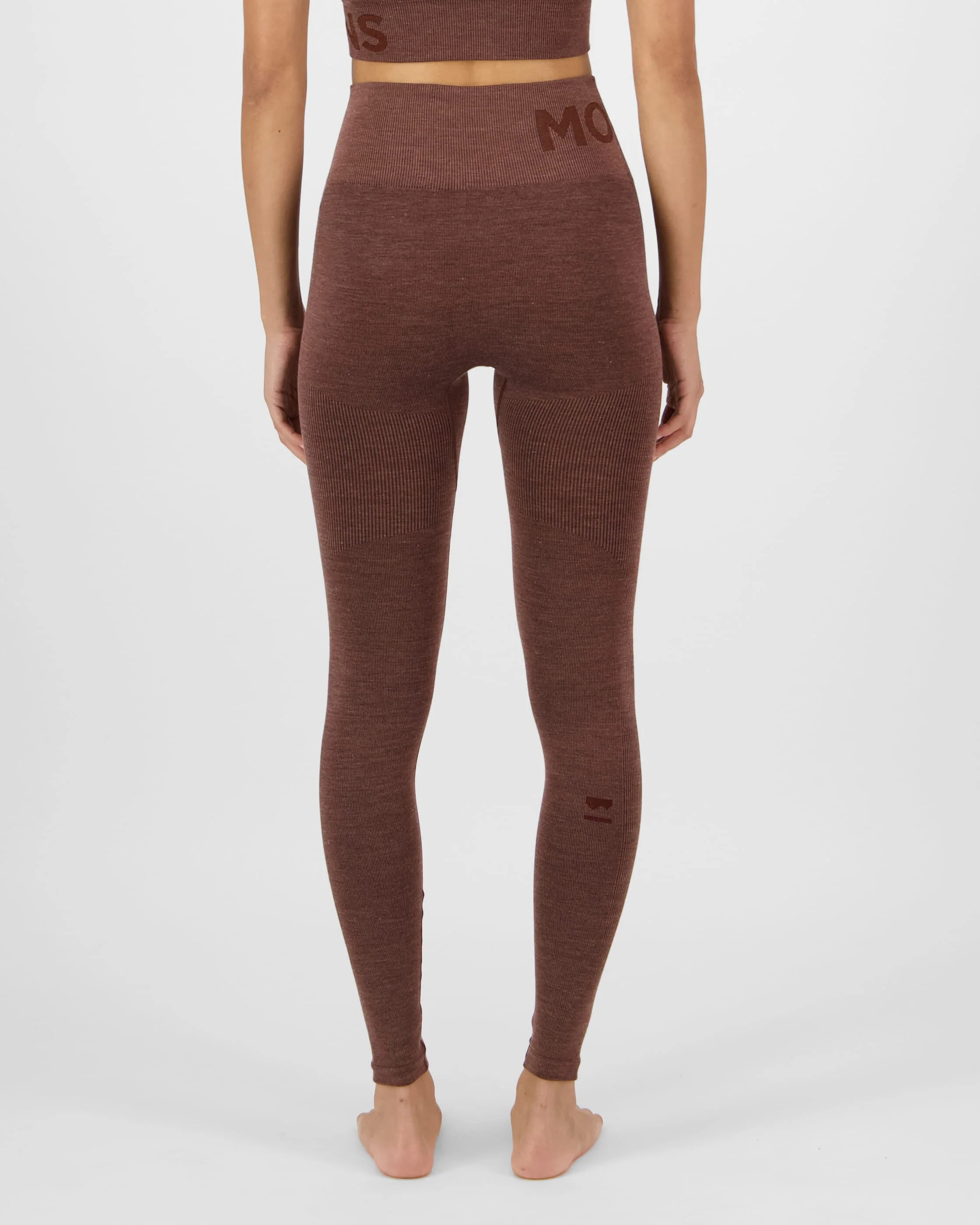Solace Merino Seamless Legging - Henna | Women's Leggings - Image 2