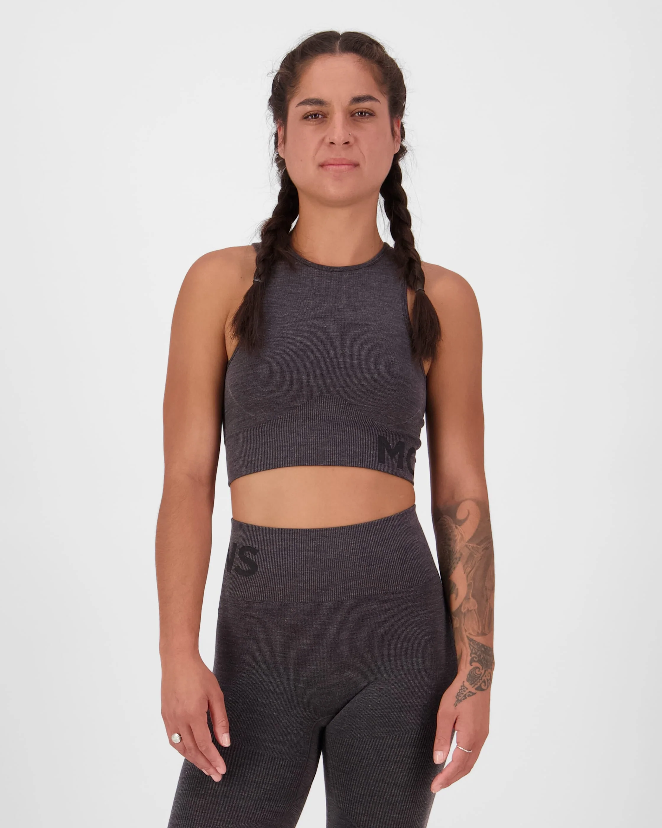 Solace Merino Seamless Tank - Forged Iron | Women's Tank - Image 3