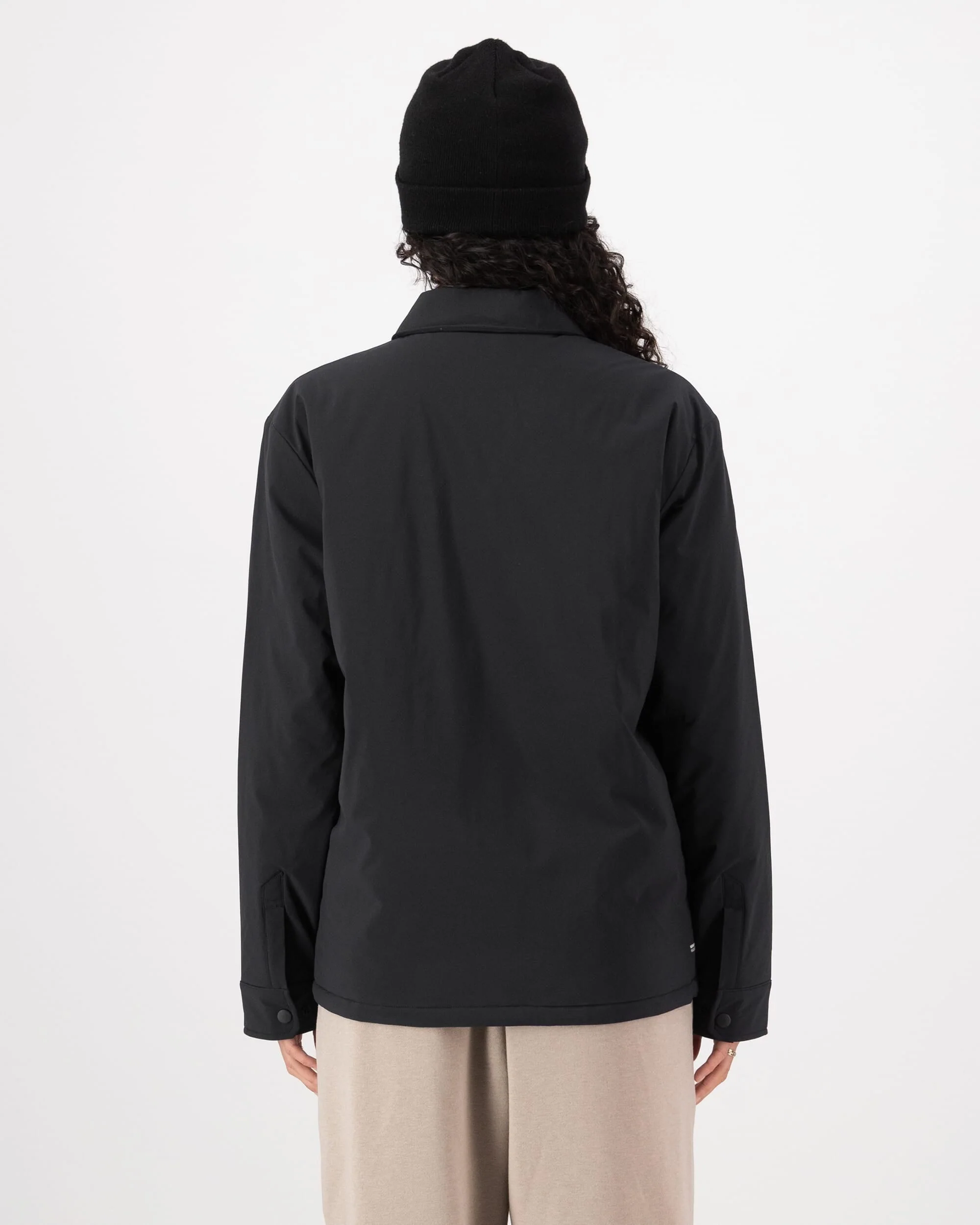 Stacker Merino Insulated Jacket - Black / Basil | Unisex Insulation - Image 3