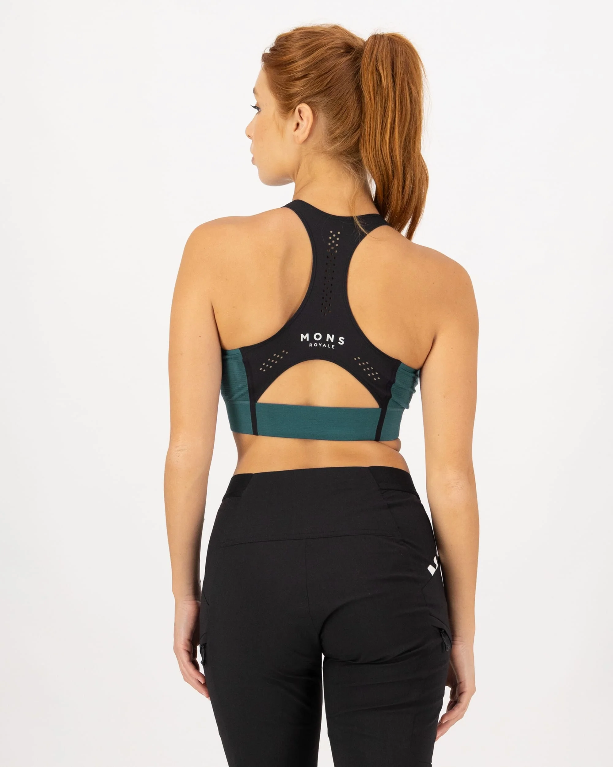 Stratos Merino Sports Bra - Abyss | Women's Underwear - Image 2
