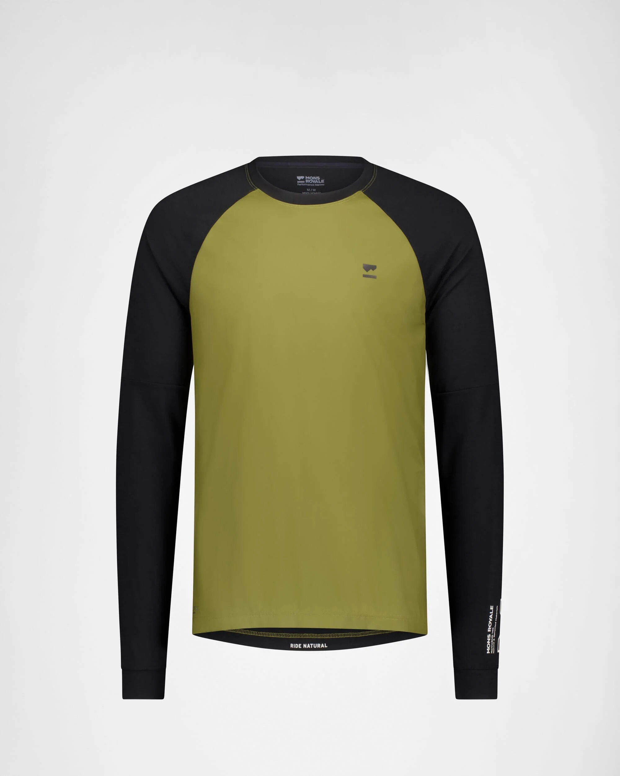 Tarn Merino Bike Wind Jersey - Fern / Black | Men's Bike Jersey - Image 5
