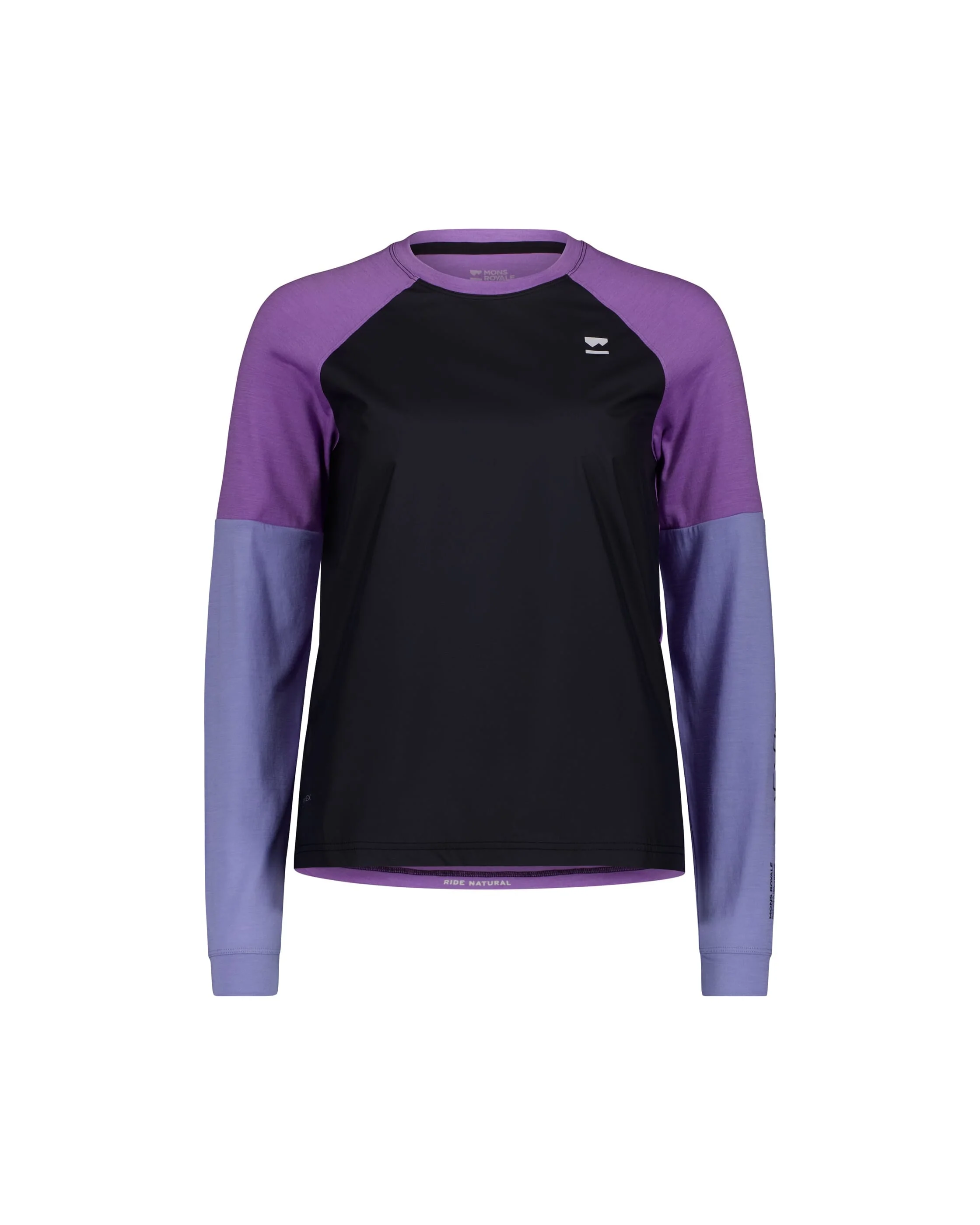 Tarn Merino Bike Wind Jersey - Skyline / Bloom / Black | Women's Bike Jersey - Image 6