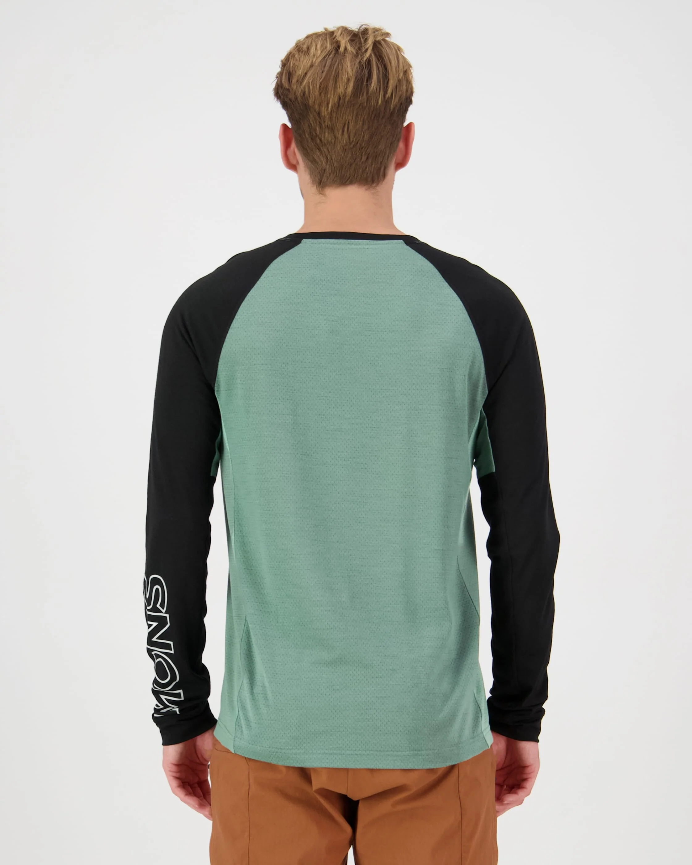 Tarn Merino Long Sleeve - Cypress / Black / Thyme | Men's Bike Jersey - Image 2