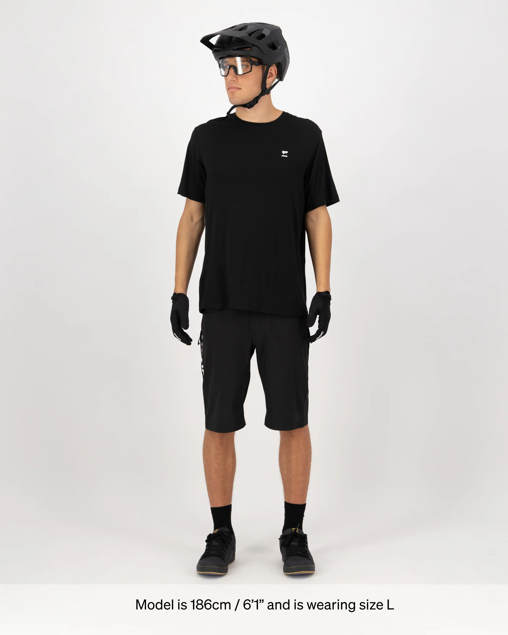 Tarn Merino T-Shirt - Black | Men's T-Shirt - Image 3
