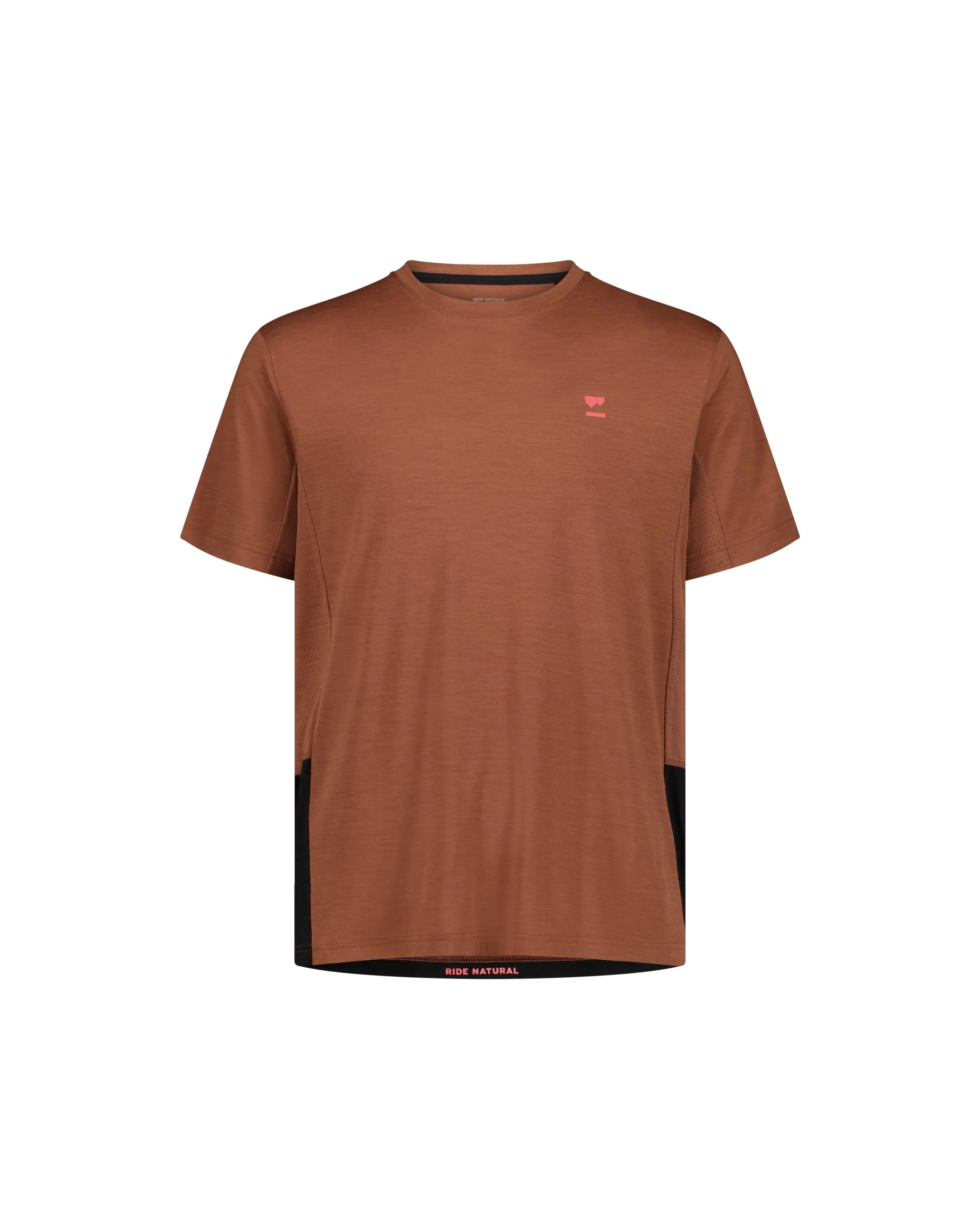 Tarn Merino T-Shirt - Cinnamon / Black | Men's Bike Jersey - Image 4