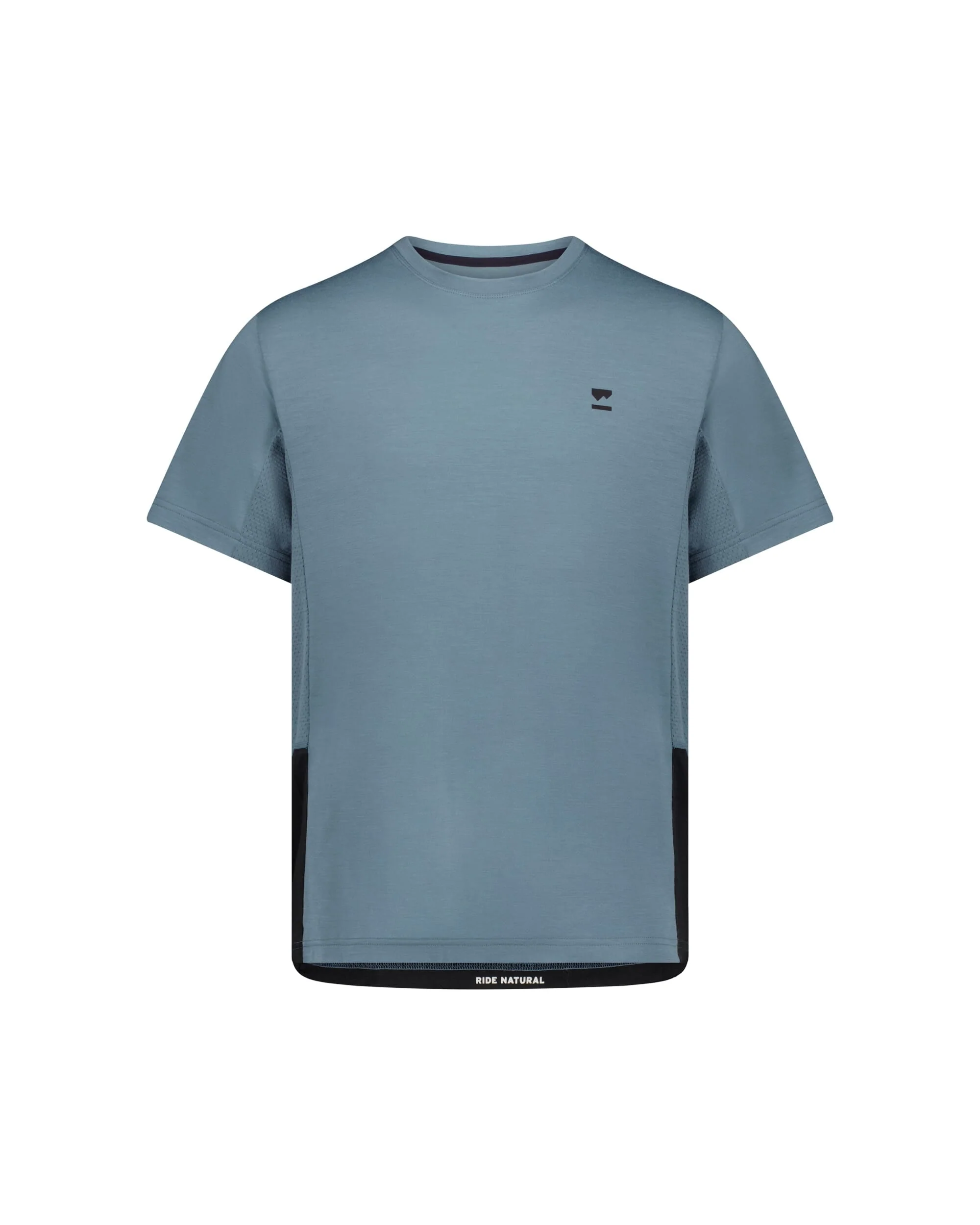 Tarn Merino T-Shirt - Goblin Blue / Black | Men's T-Shirt - Image 4