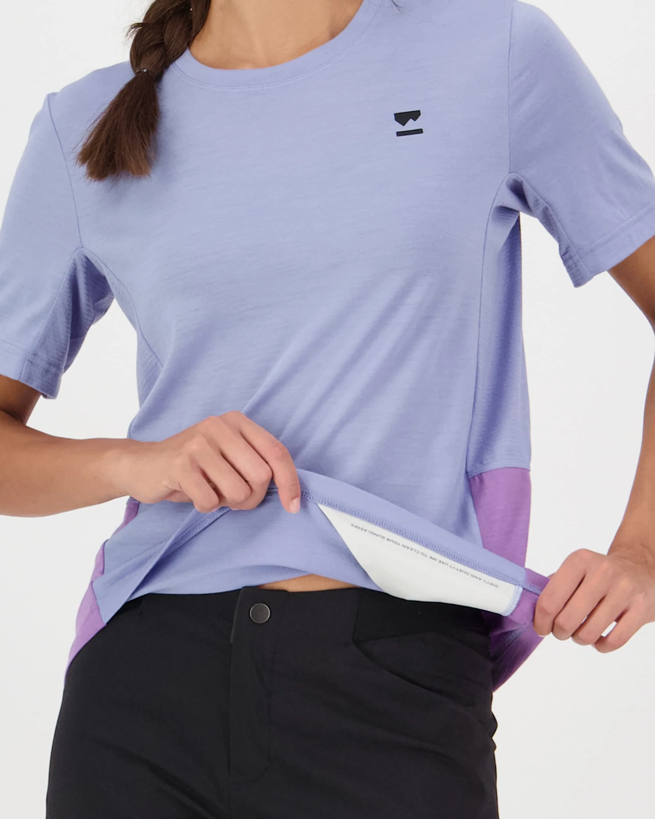 Tarn Merino T-Shirt - Skyline / Bloom | Women's Bike Jersey - Image 3