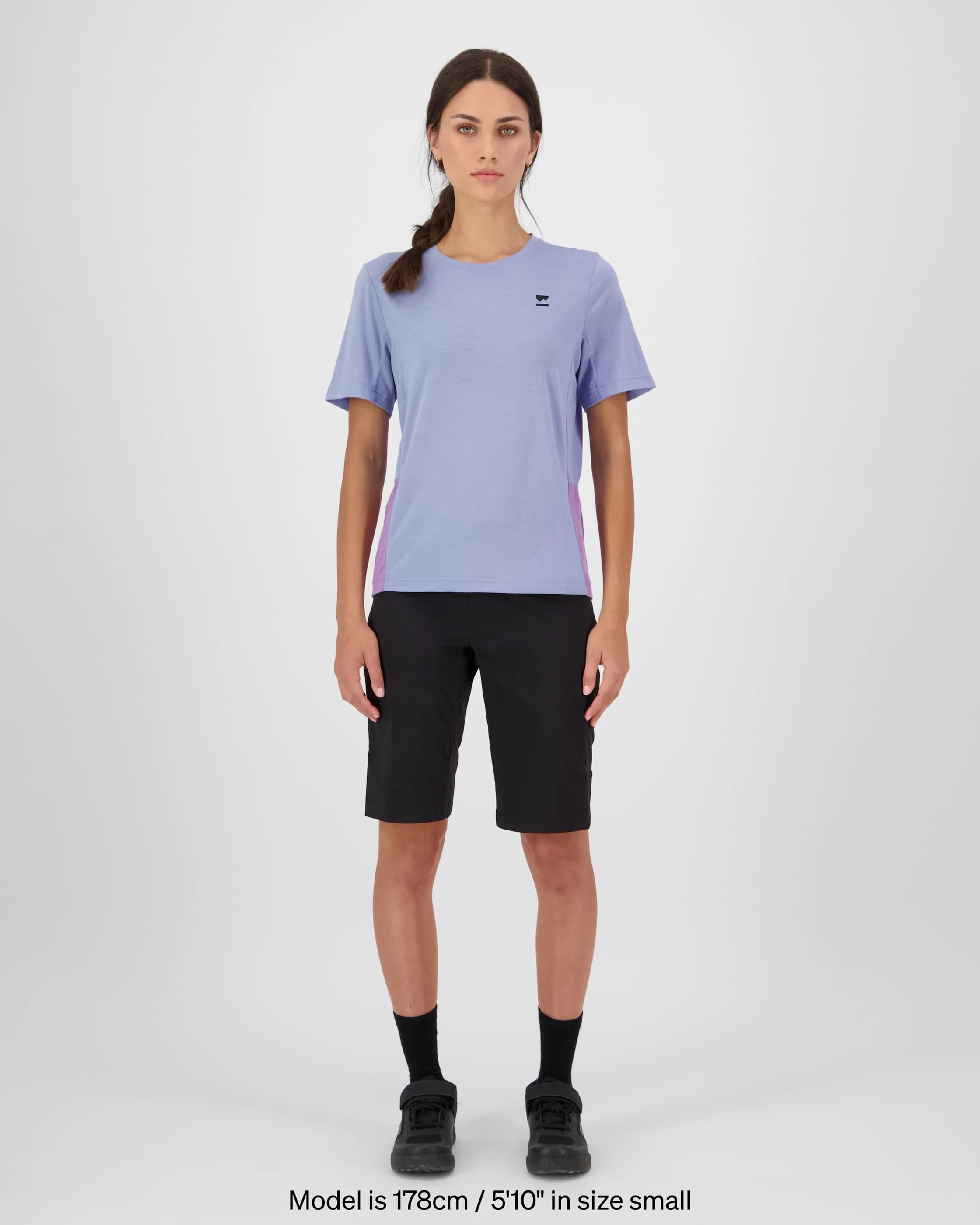 Tarn Merino T-Shirt - Skyline / Bloom | Women's Bike Jersey - Image 4
