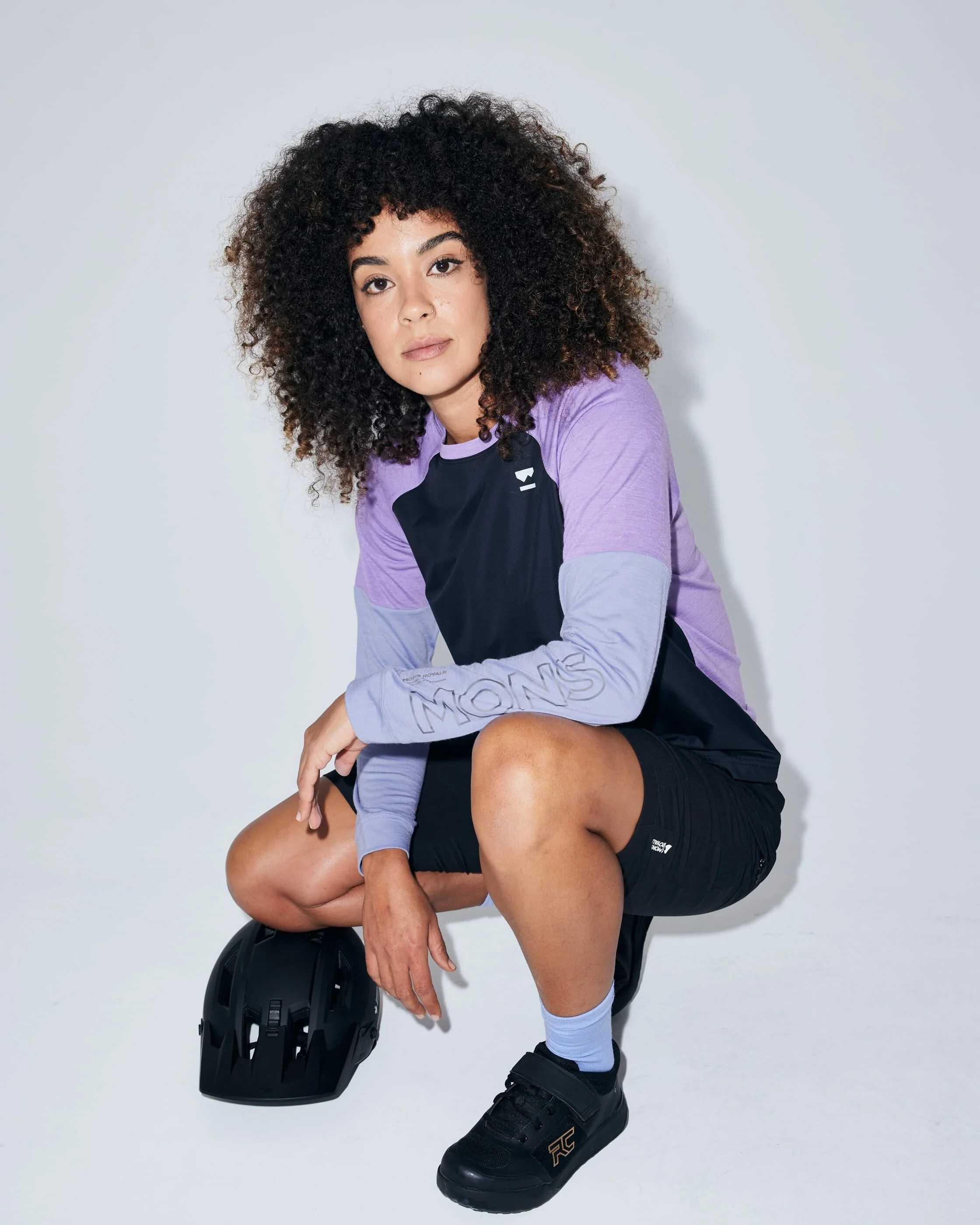 Tarn Merino T-Shirt - Skyline / Bloom | Women's Bike Jersey - Image 7