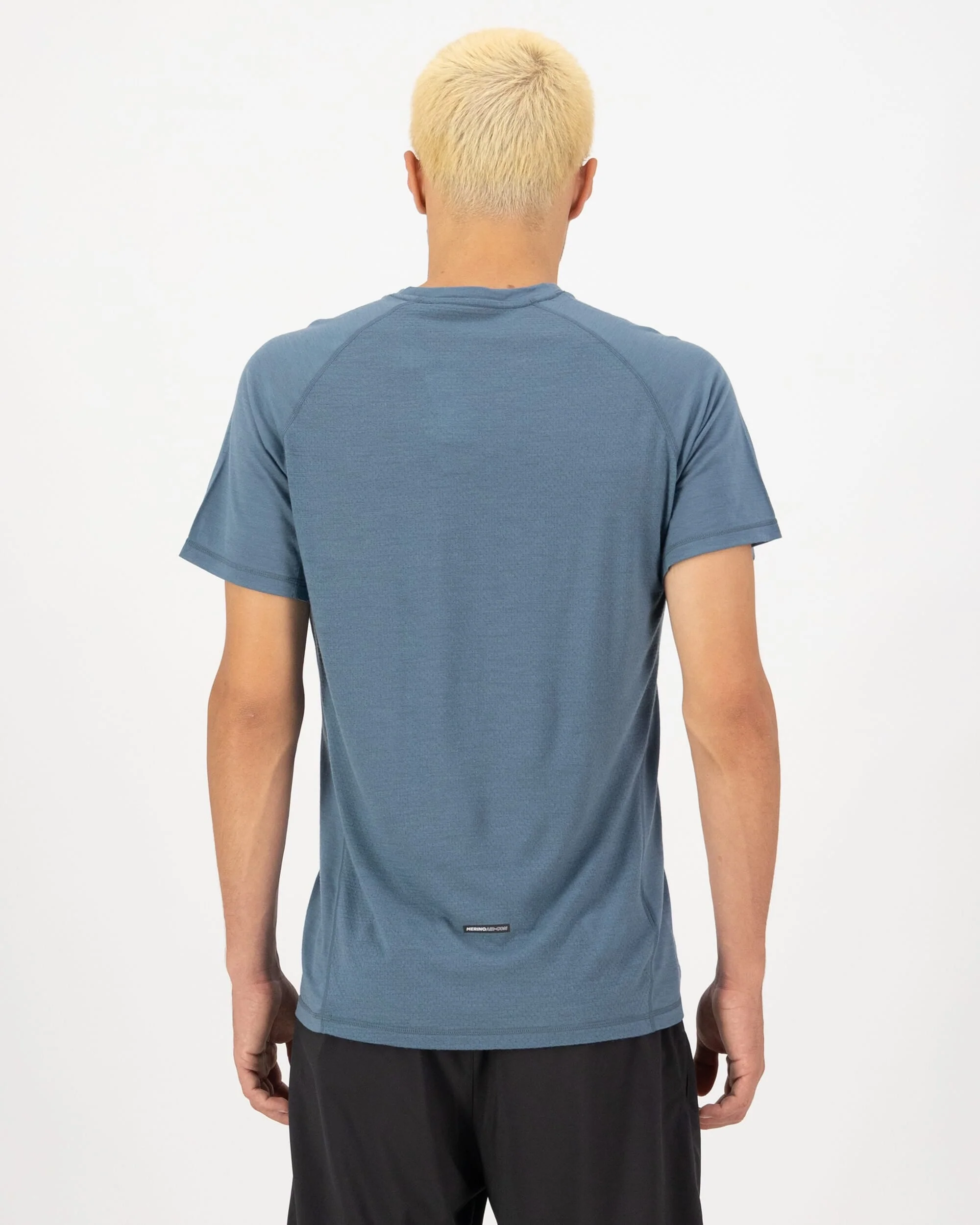 Temple Merino T-Shirt - Goblin Blue - Image 2