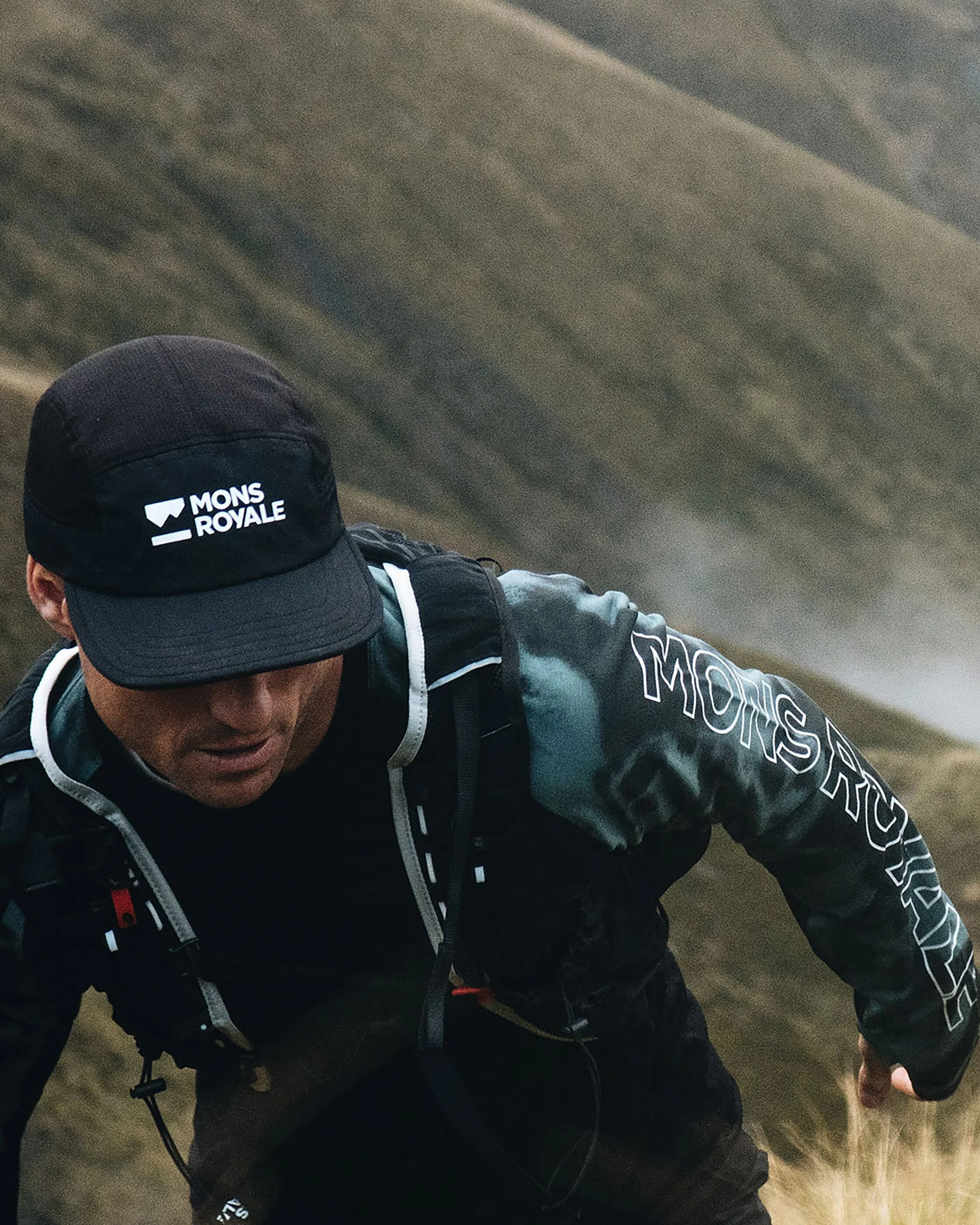 Velocity Trail Cap - Black | Unisex Cap - Image 6