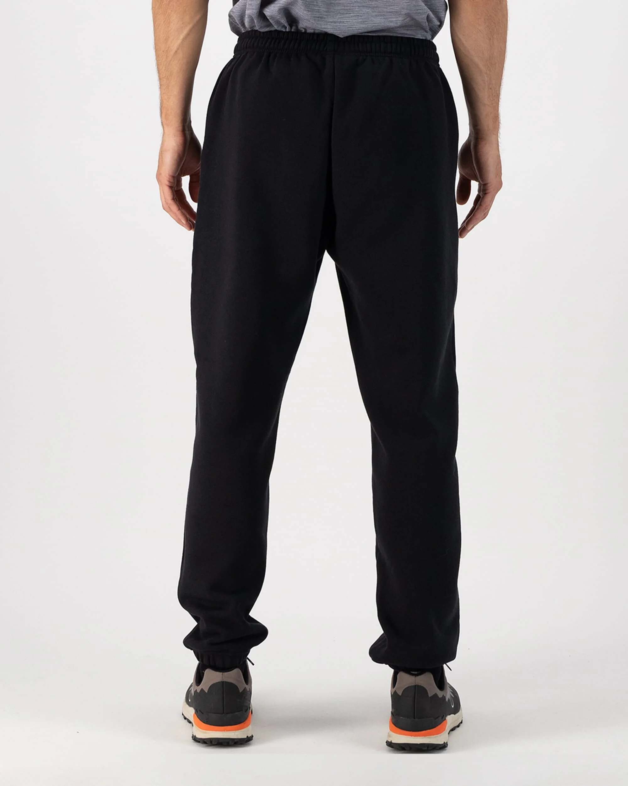 Verdant Merino Organic Cotton Sweatpants - Black | Unisex Pants - Image 5