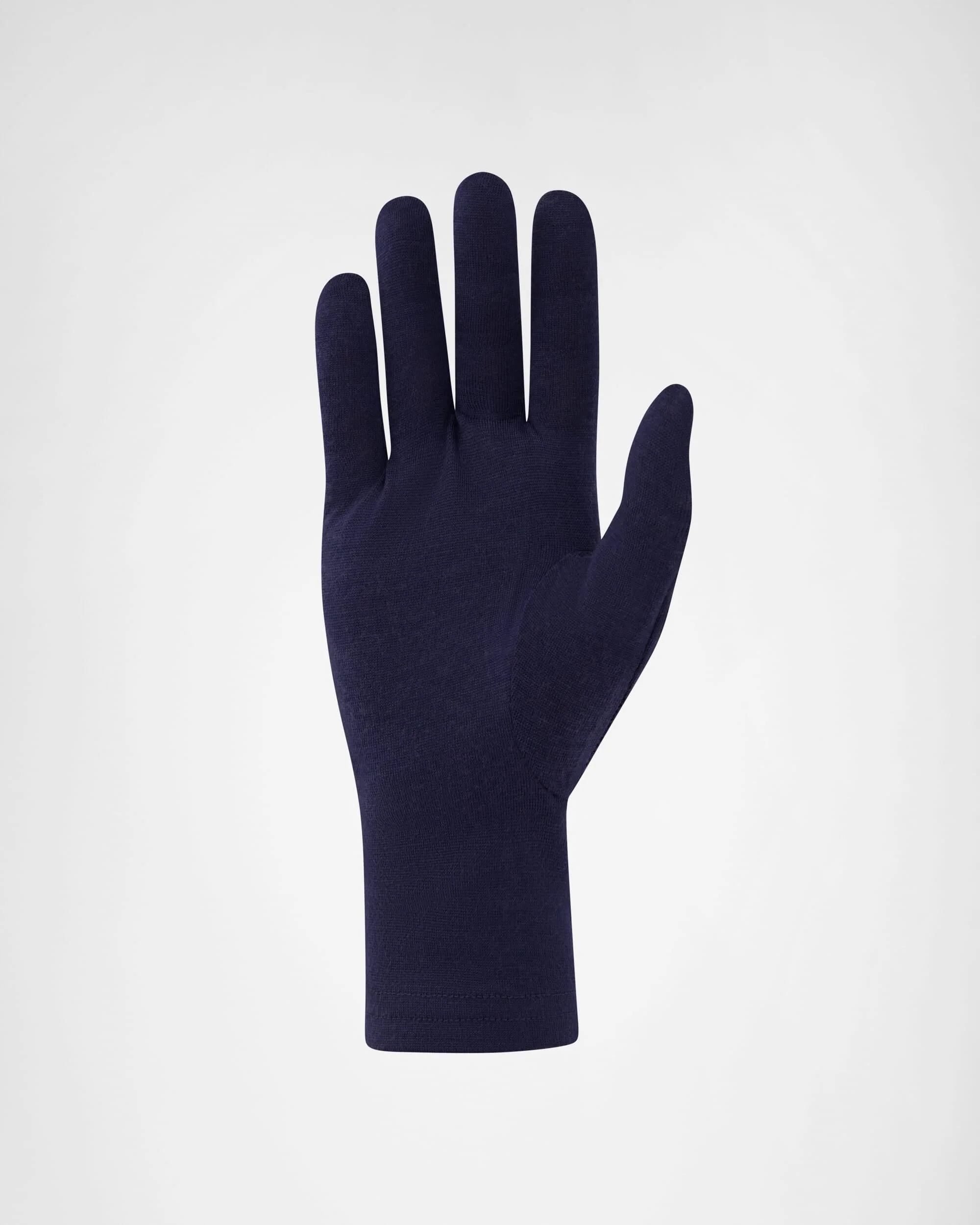 Volta Merino Glove Liners - Midnight | Unisex Gloves - Image 3
