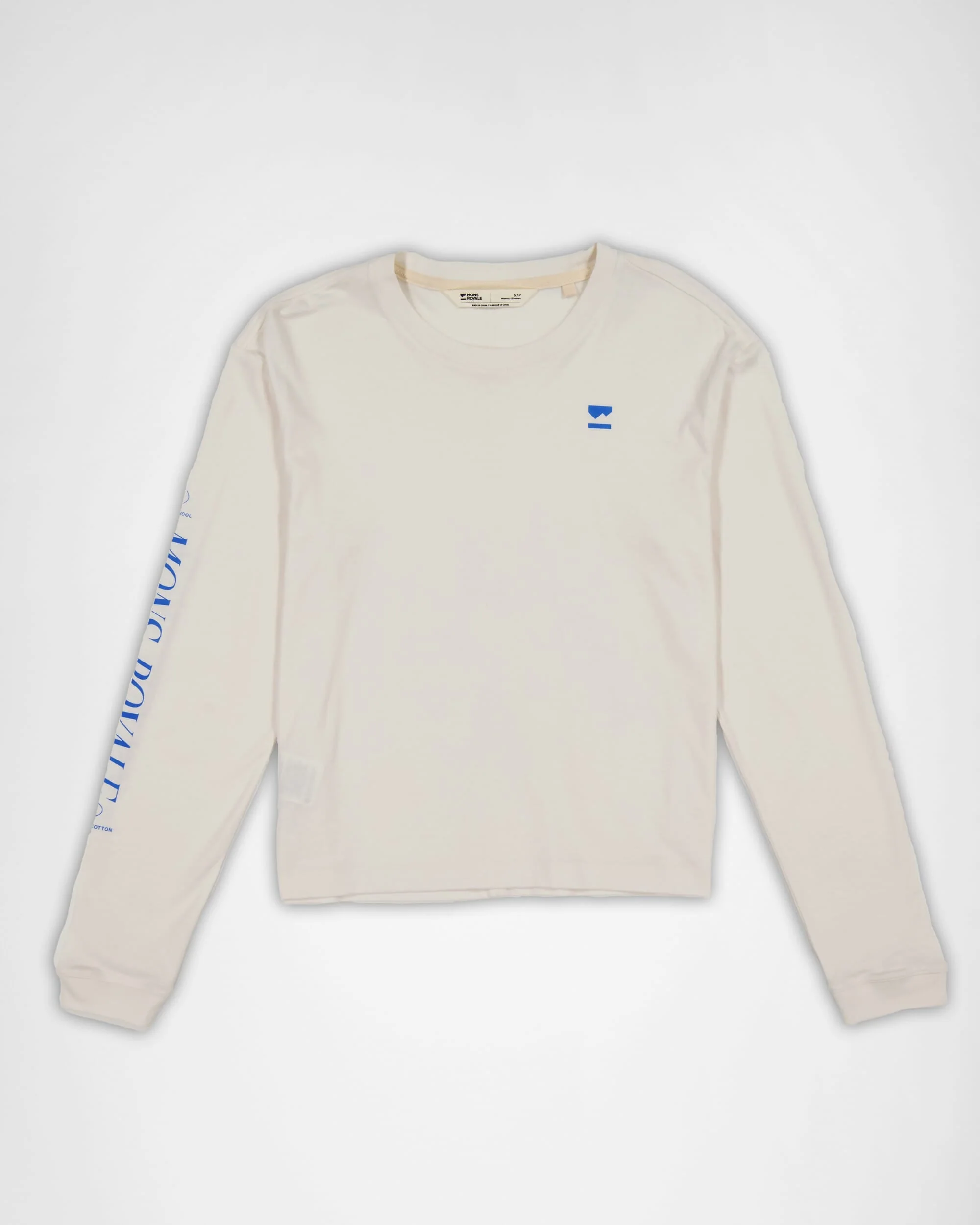 Yonder Merino Organic Cotton Long Sleeve - Vintage White - Image 4