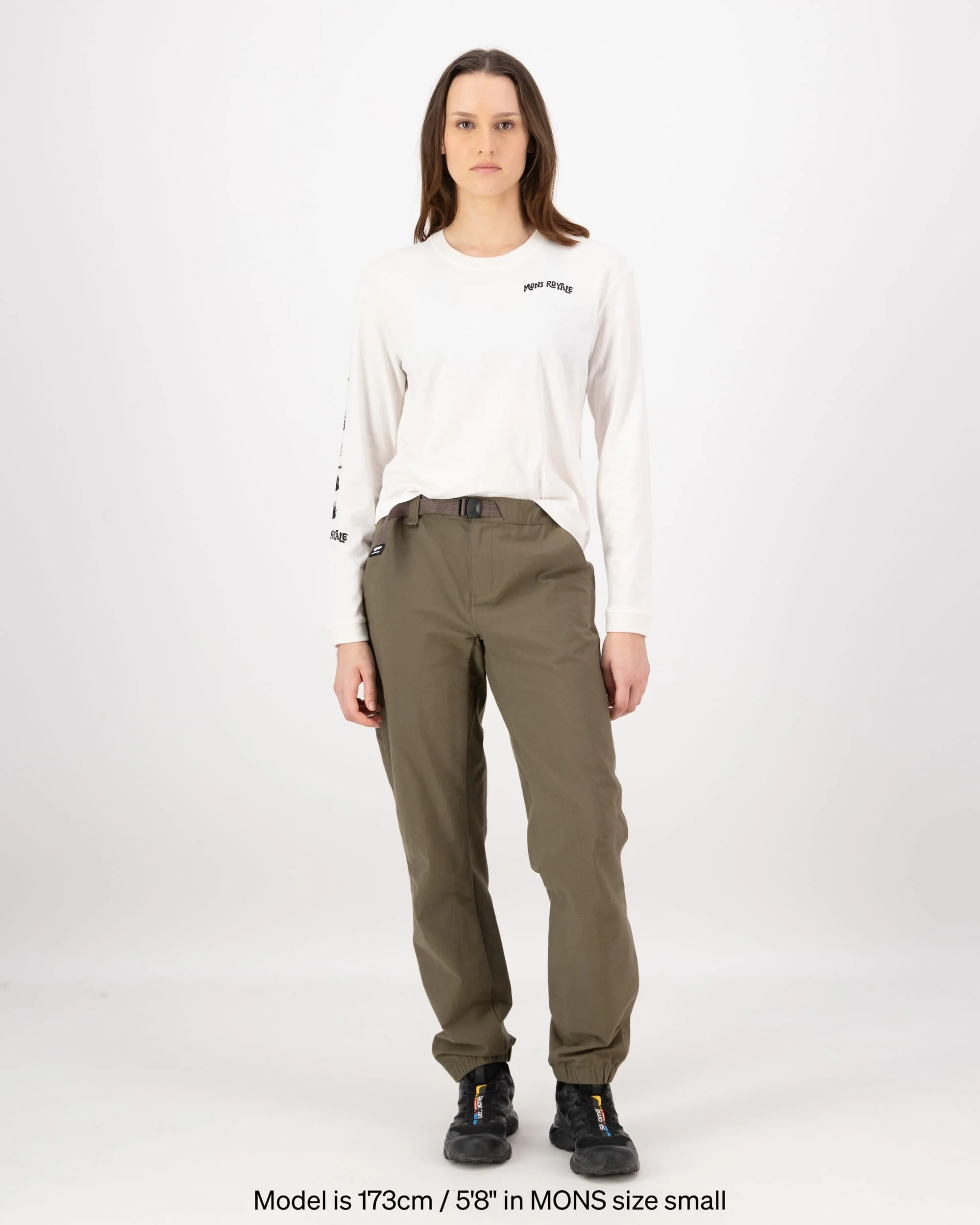 Yonder Merino Organic Cotton Long Sleeve - Vintage White | Women's Long Sleeve Top - Image 4