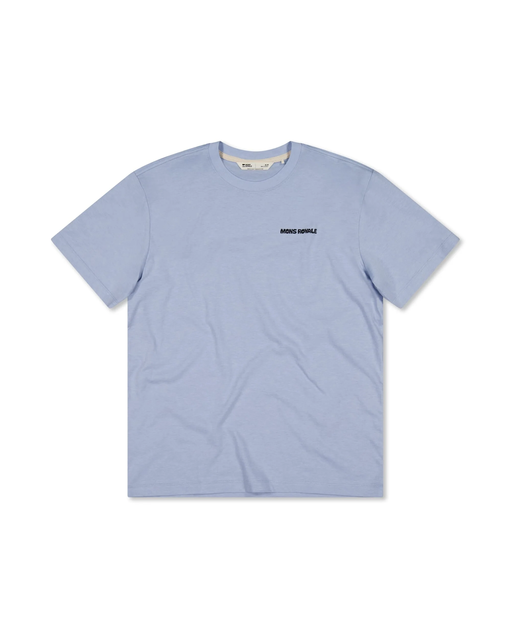 Yonder Merino Organic Cotton T-Shirt - Frost | Men's T-Shirt - Image 4
