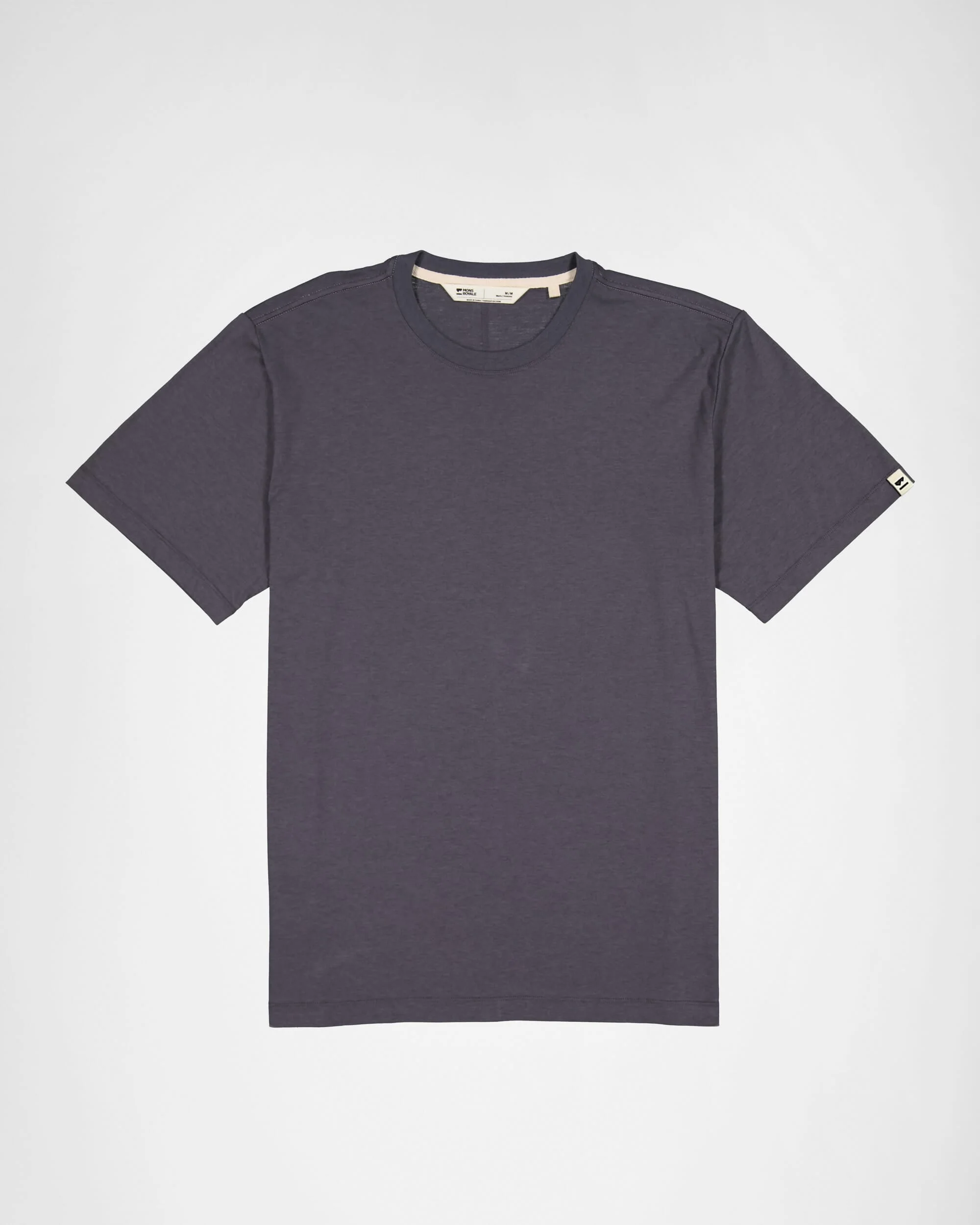 Yonder Merino Organic Cotton T-Shirt - Vintage Black | Men's T-Shirt - Image 5