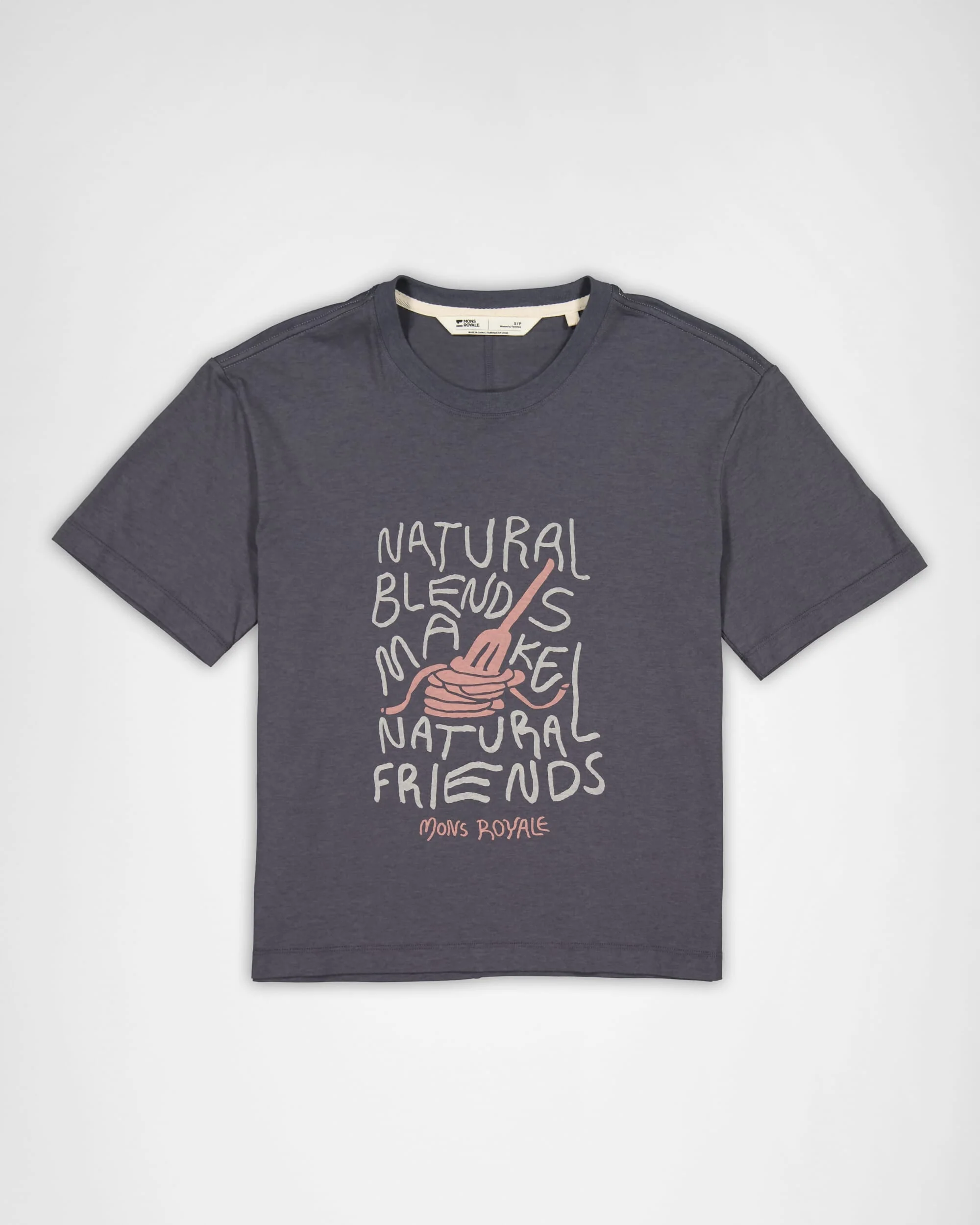 Yonder Merino Organic Cotton T-Shirt - Vintage Black - Image 4