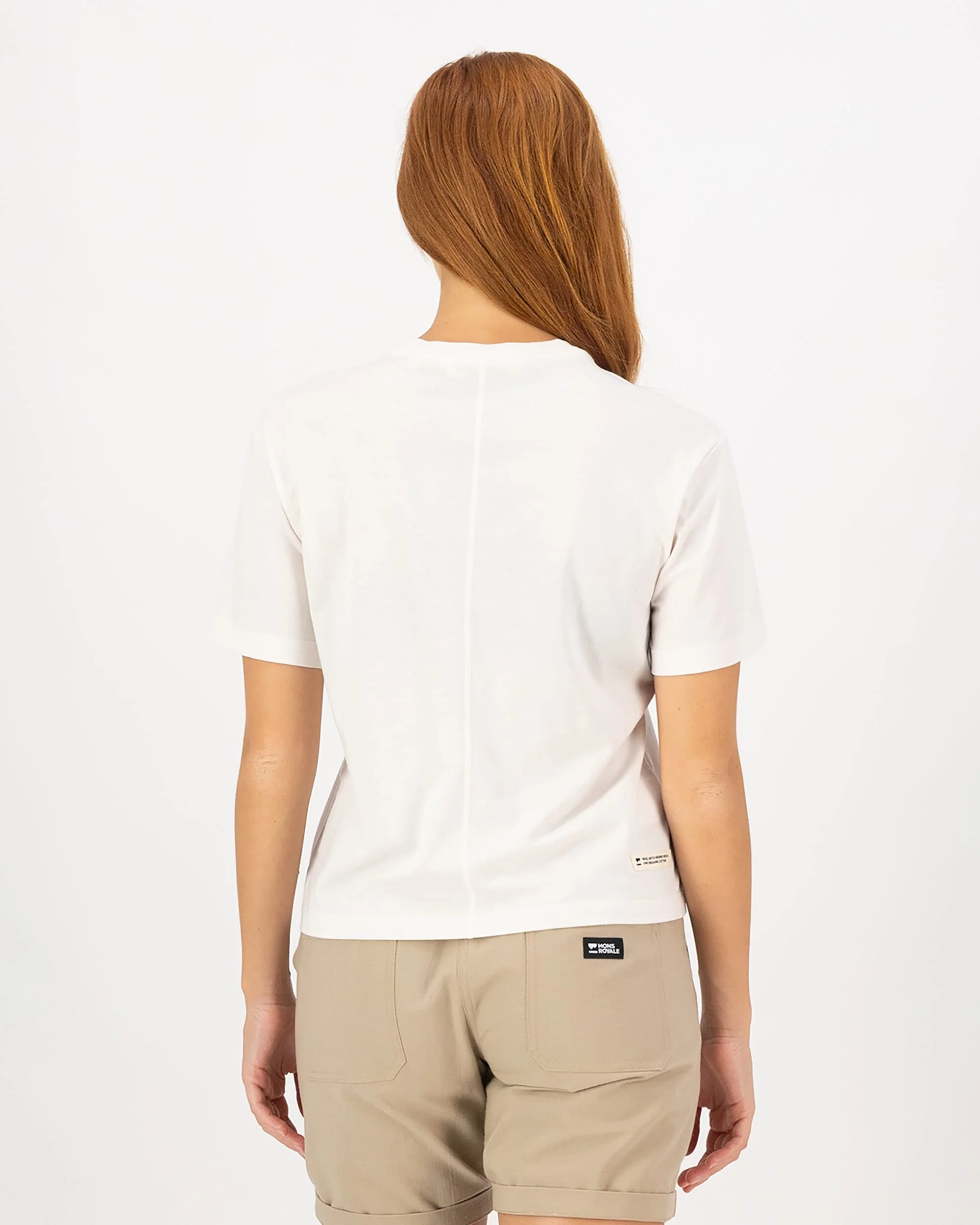 Yonder Merino Organic Cotton T-Shirt - Vintage White | Women's T-Shirt - Image 2