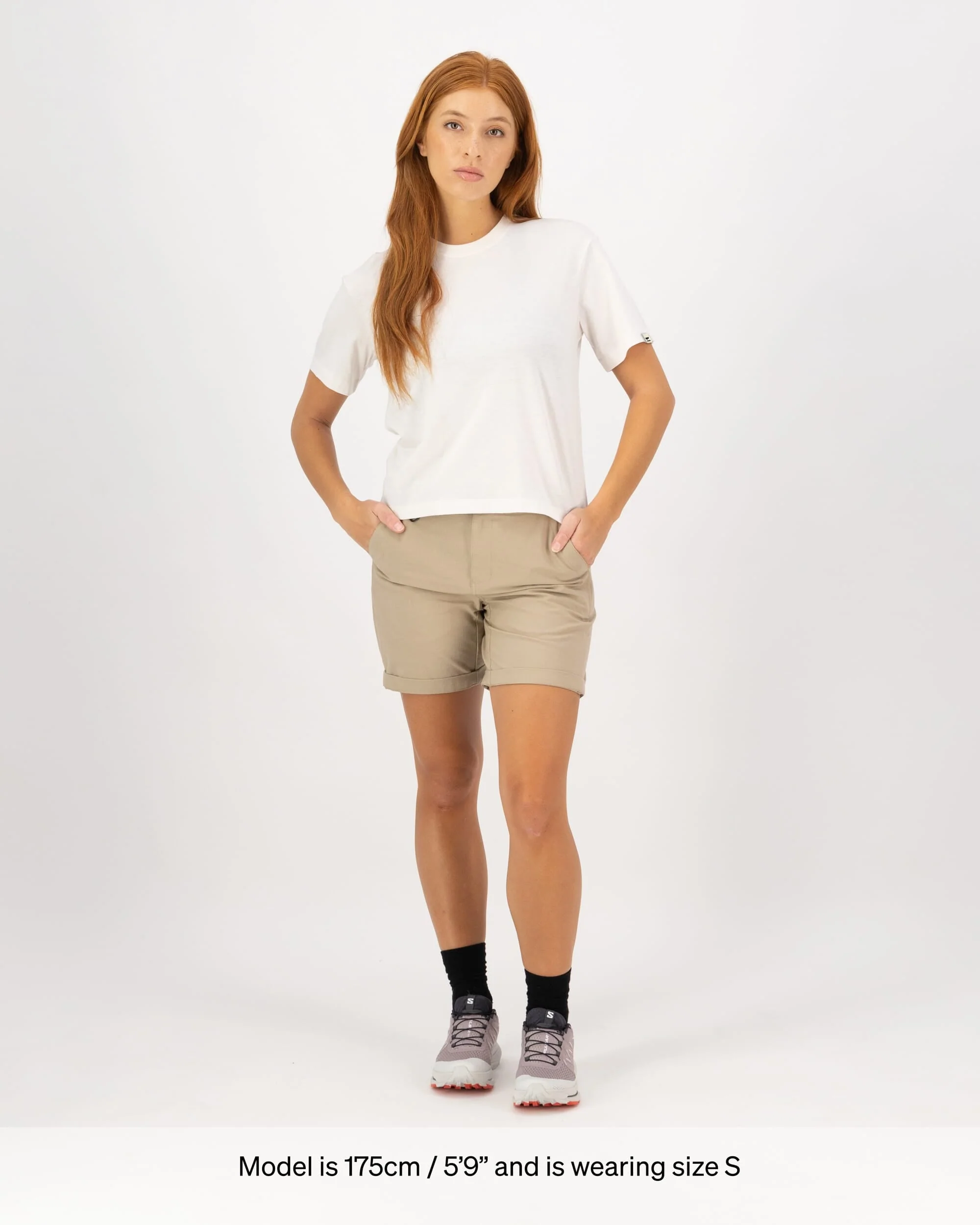 Yonder Merino Organic Cotton T-Shirt - Vintage White | Women's T-Shirt - Image 4