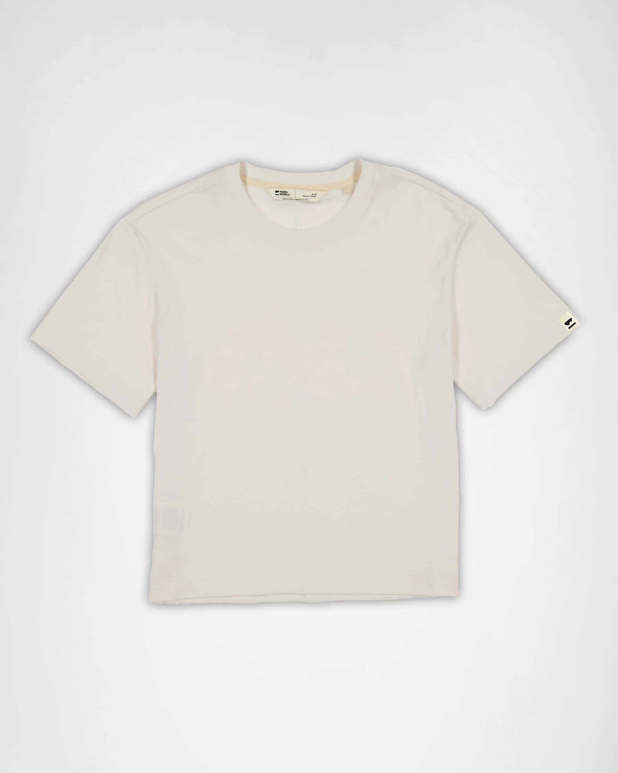 Yonder Merino Organic Cotton T-Shirt - Vintage White | Women's T-Shirt - Image 5