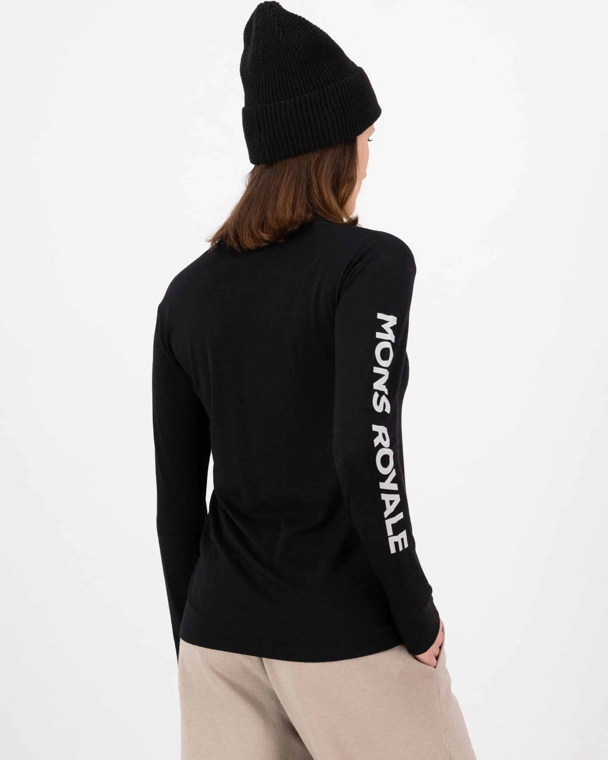 Yotei Merino Classic Long Sleeve - Black | Women's Long Sleeve Top - Image 2