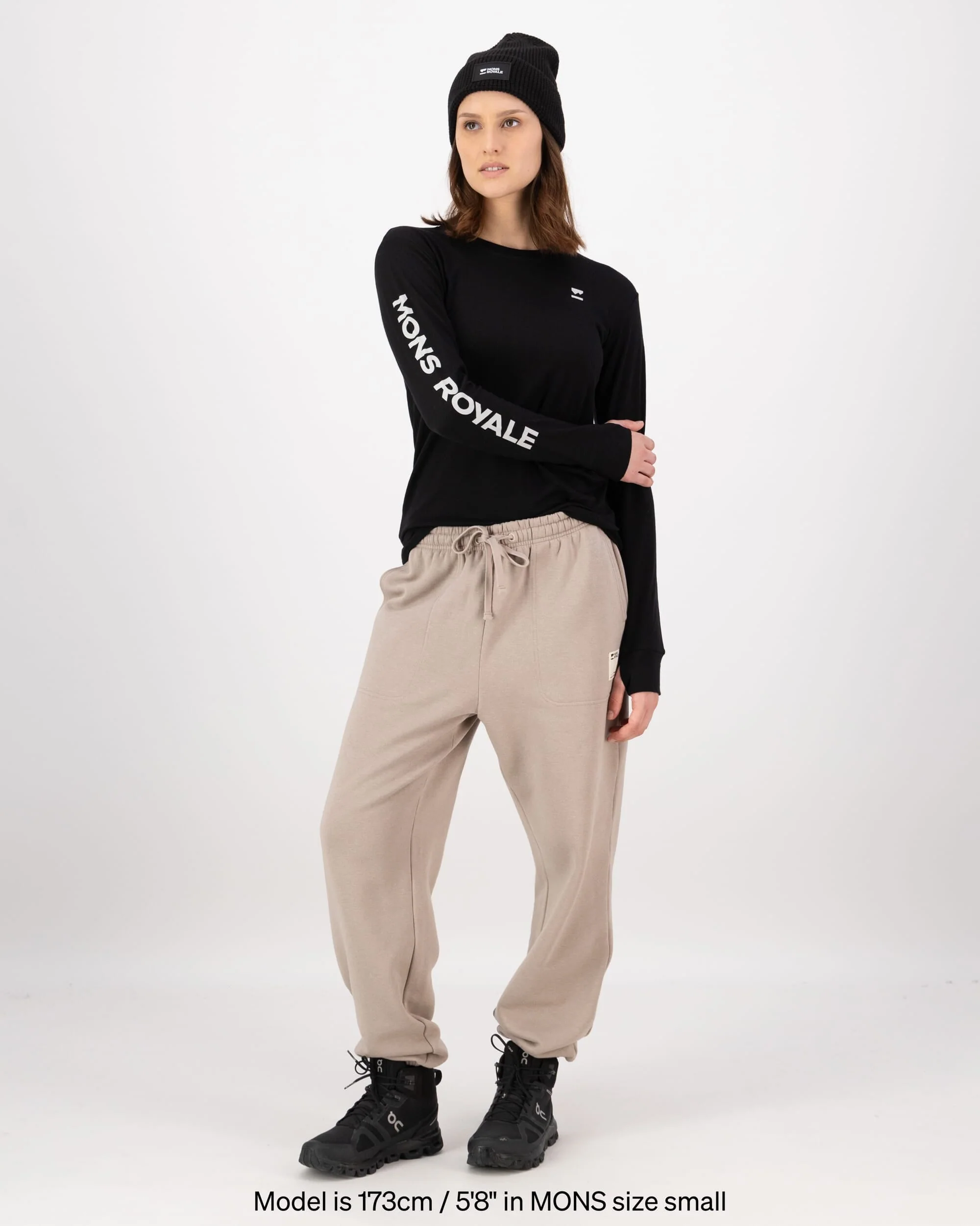 Yotei Merino Classic Long Sleeve - Black | Women's Long Sleeve Top - Image 5