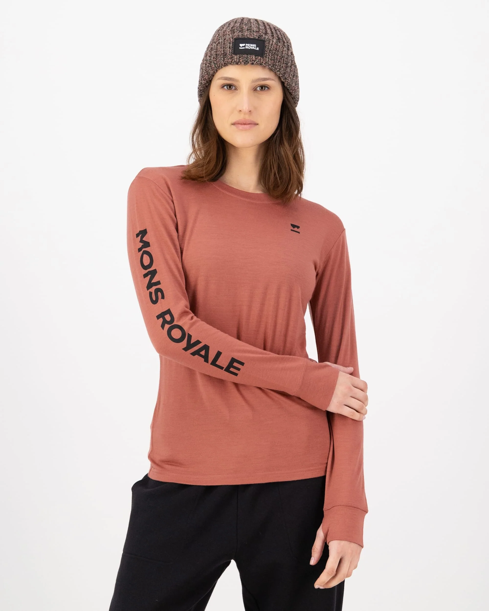 Yotei Merino Classic Long Sleeve - Canyon Rose | Women's Long Sleeve Top