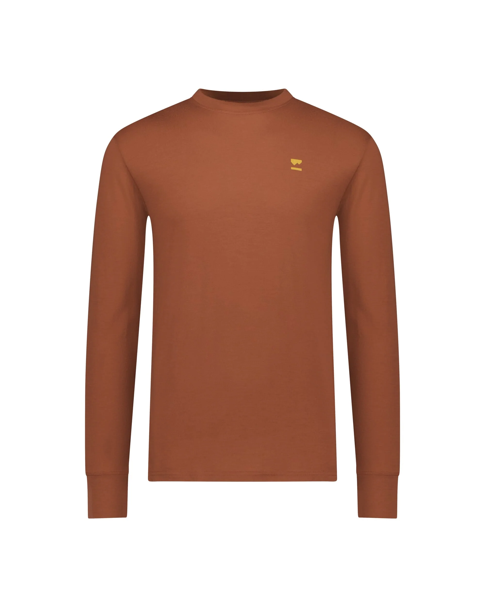 Yotei Merino Classic Long Sleeve - Sienna | Men's Long Sleeve Top - Image 5