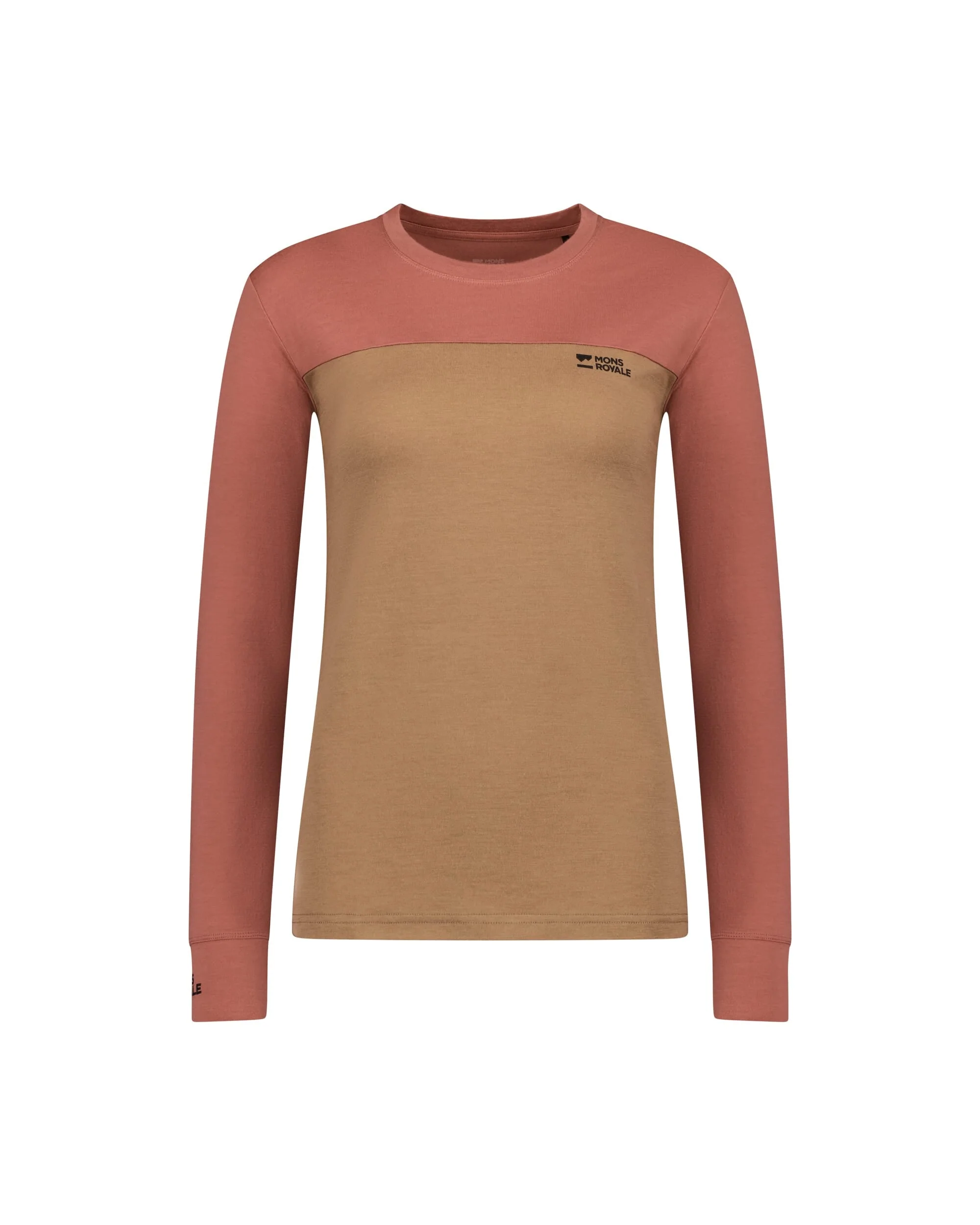 Yotei Merino Long Sleeve - Canyon Rose / Toffee | Women's Long Sleeve Top - Image 5