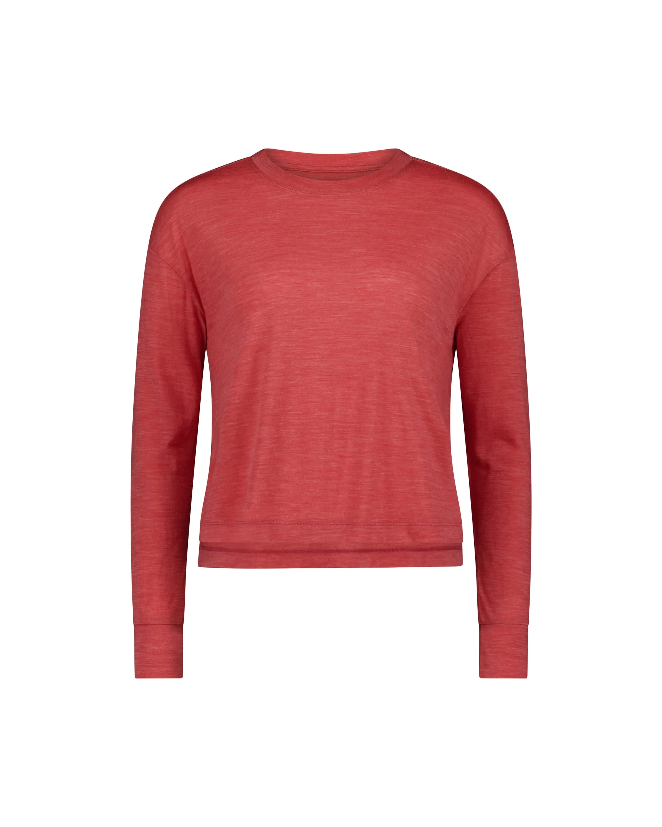 Zephyr Merino Tencel™ Boxy Long Sleeve - Watermelon | Women's Long Sleeve Top - Image 5