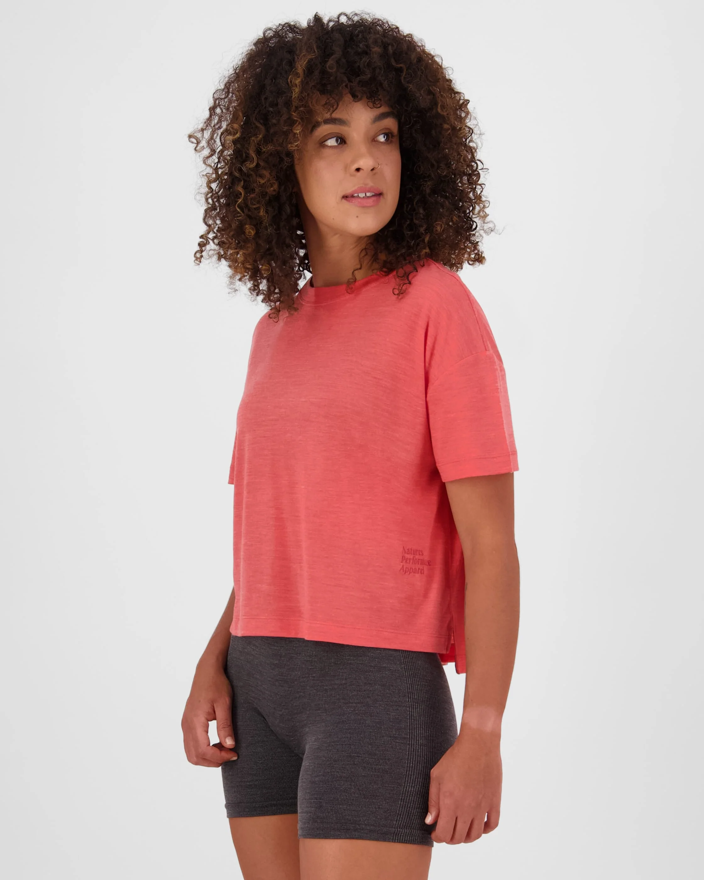 Zephyr Merino Tencel™ Boxy T-Shirt - Watermelon | Women's T-Shirt