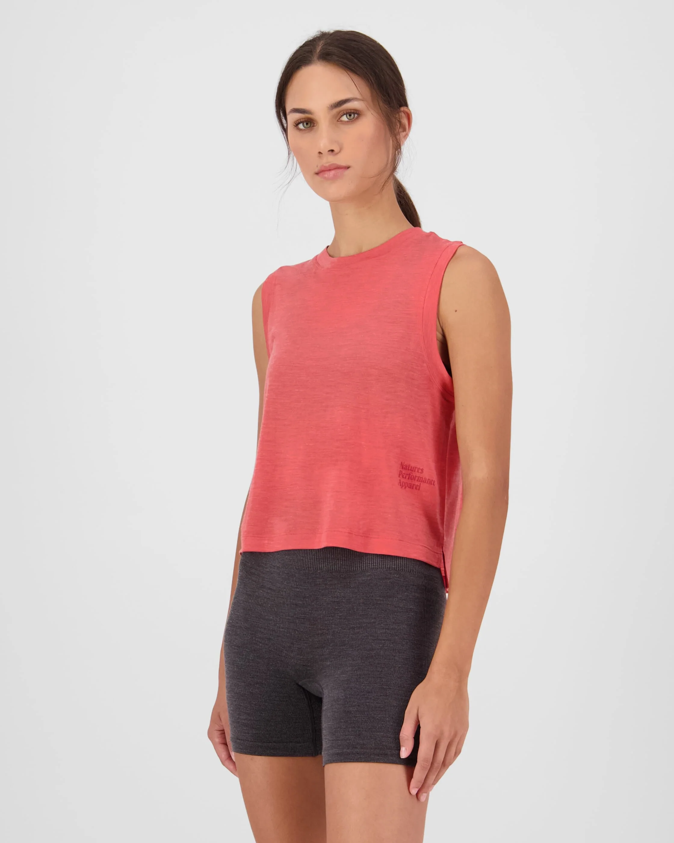 Zephyr Merino Tencel™ Boxy Tank - Watermelon | Women's Tank
