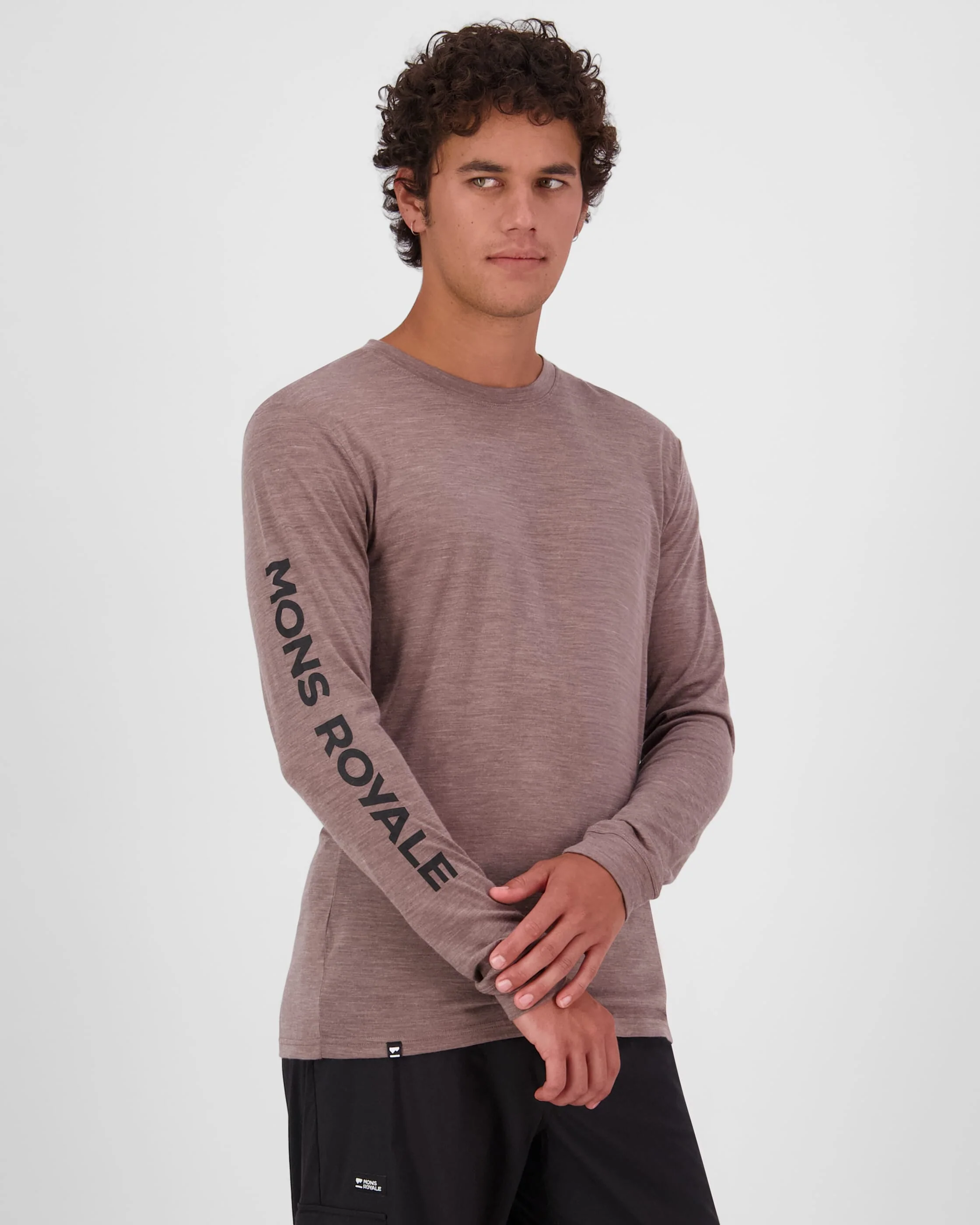 Zephyr Merino Tencel™ Long Sleeve - Chestnut | Men's Long Sleeve Top