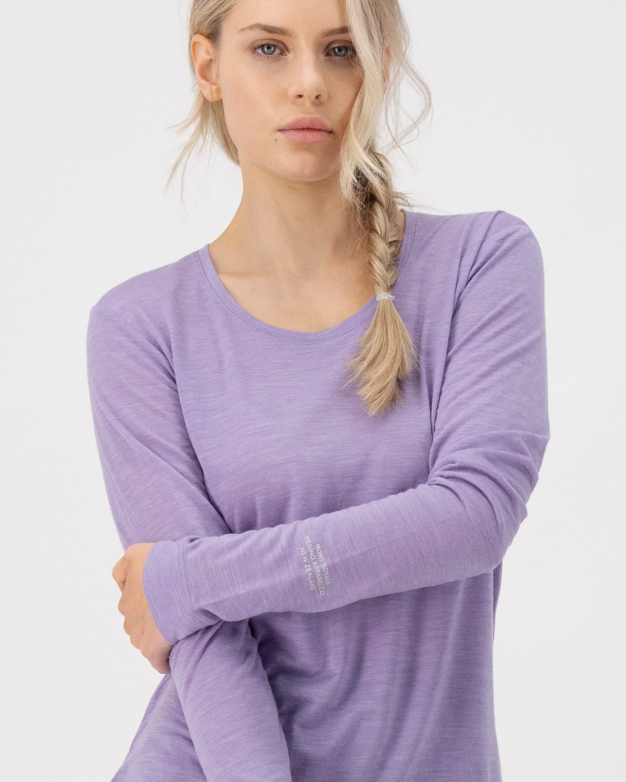 Zephyr Merino Tencel™ Long Sleeve - Lupin - Image 3