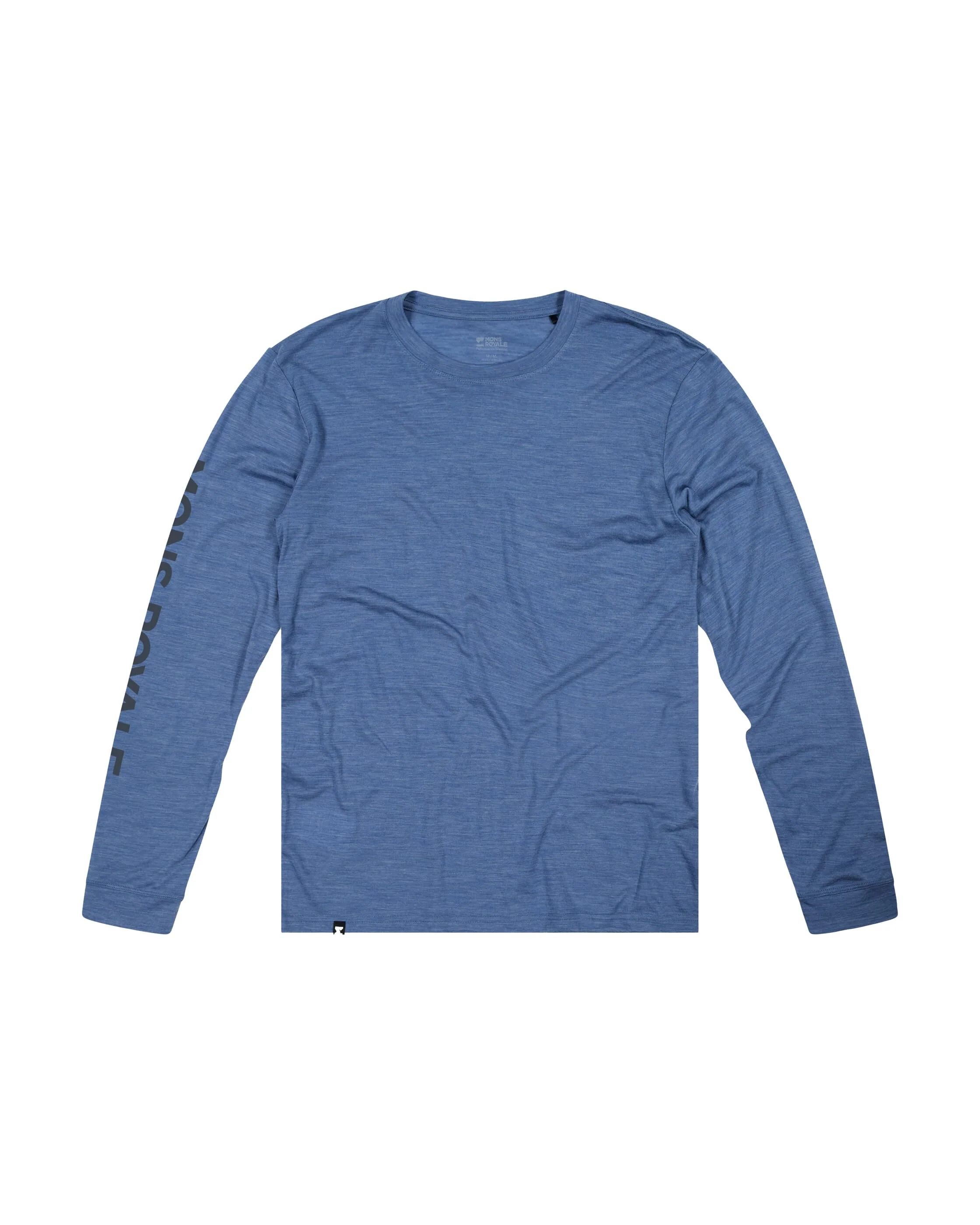 Zephyr Merino Tencel™ Long Sleeve - Steel Blue | Men's Long Sleeve Top - Image 5