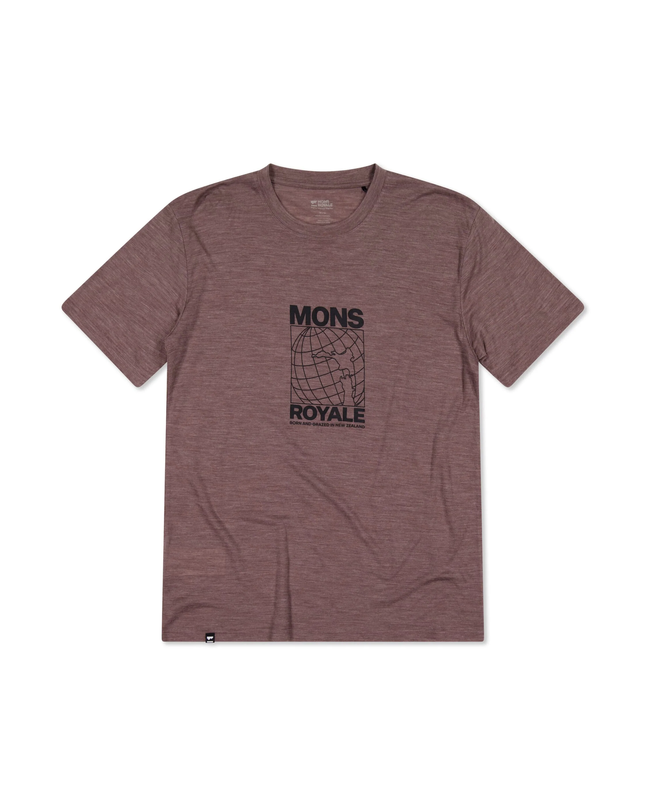 Zephyr Merino Tencel™ T-Shirt - Chestnut | Men's T-Shirt - Image 4