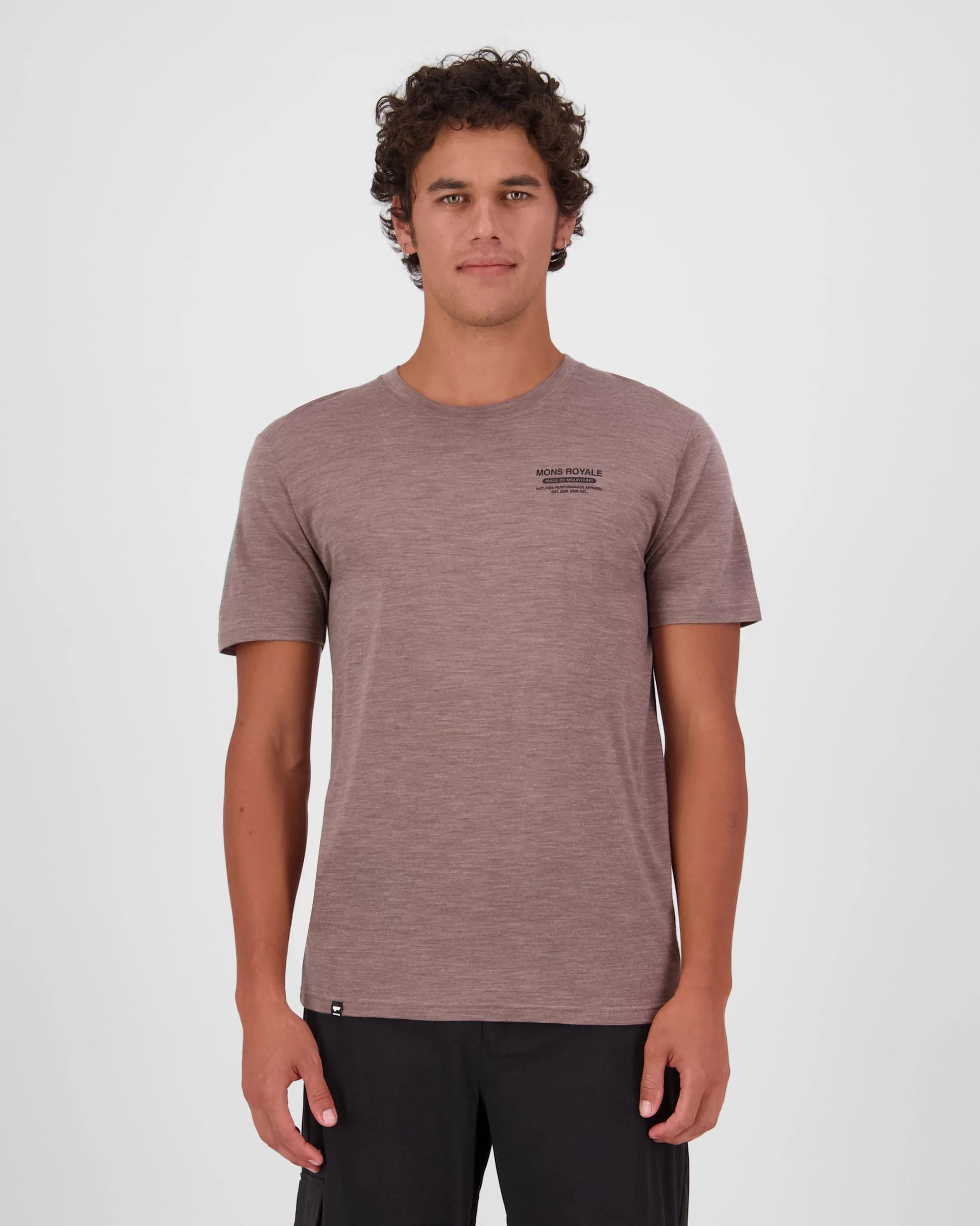Zephyr Merino Tencel™ T-Shirt - Chestnut | Men's T-Shirt