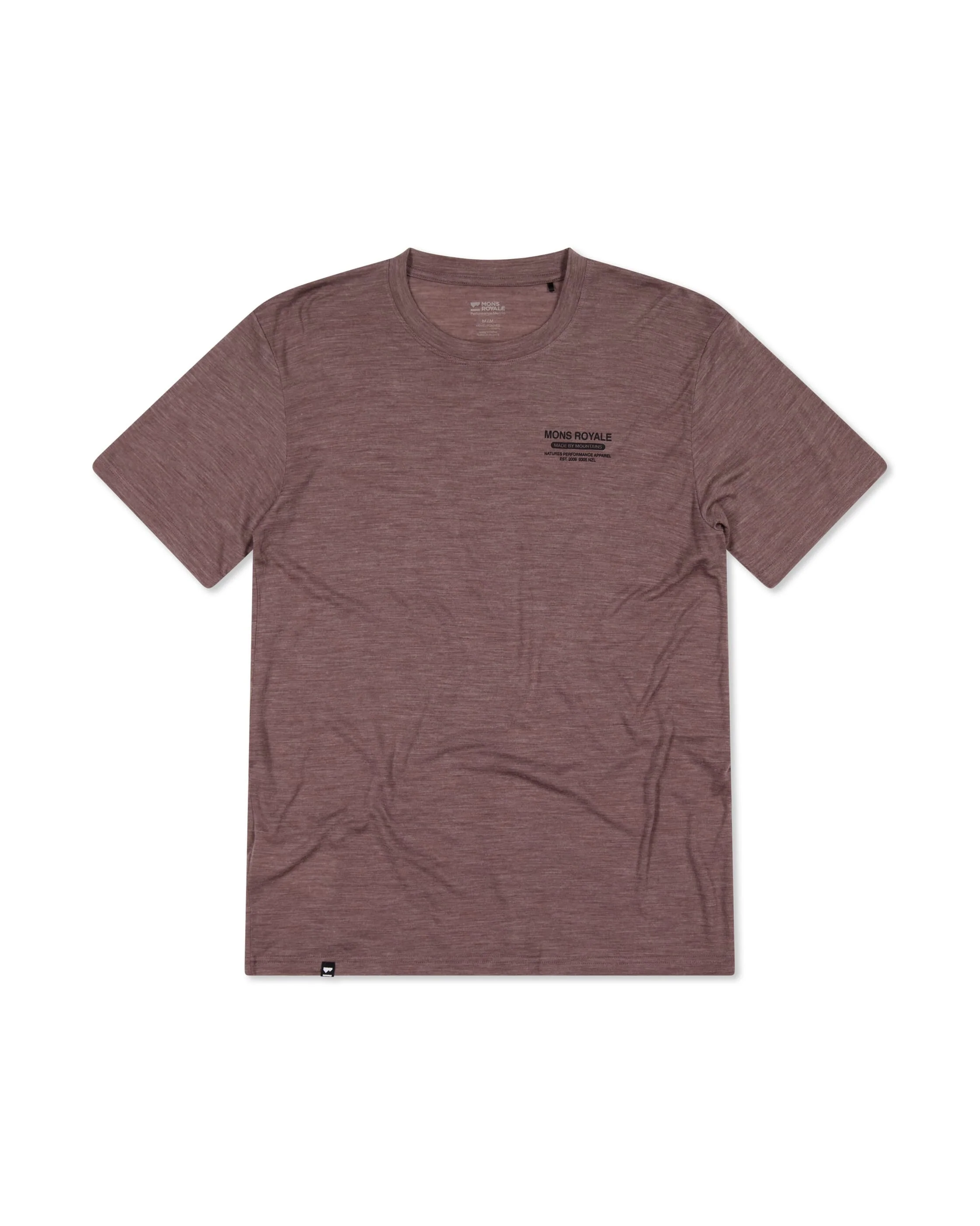 Zephyr Merino Tencel™ T-Shirt - Chestnut | Men's T-Shirt - Image 4