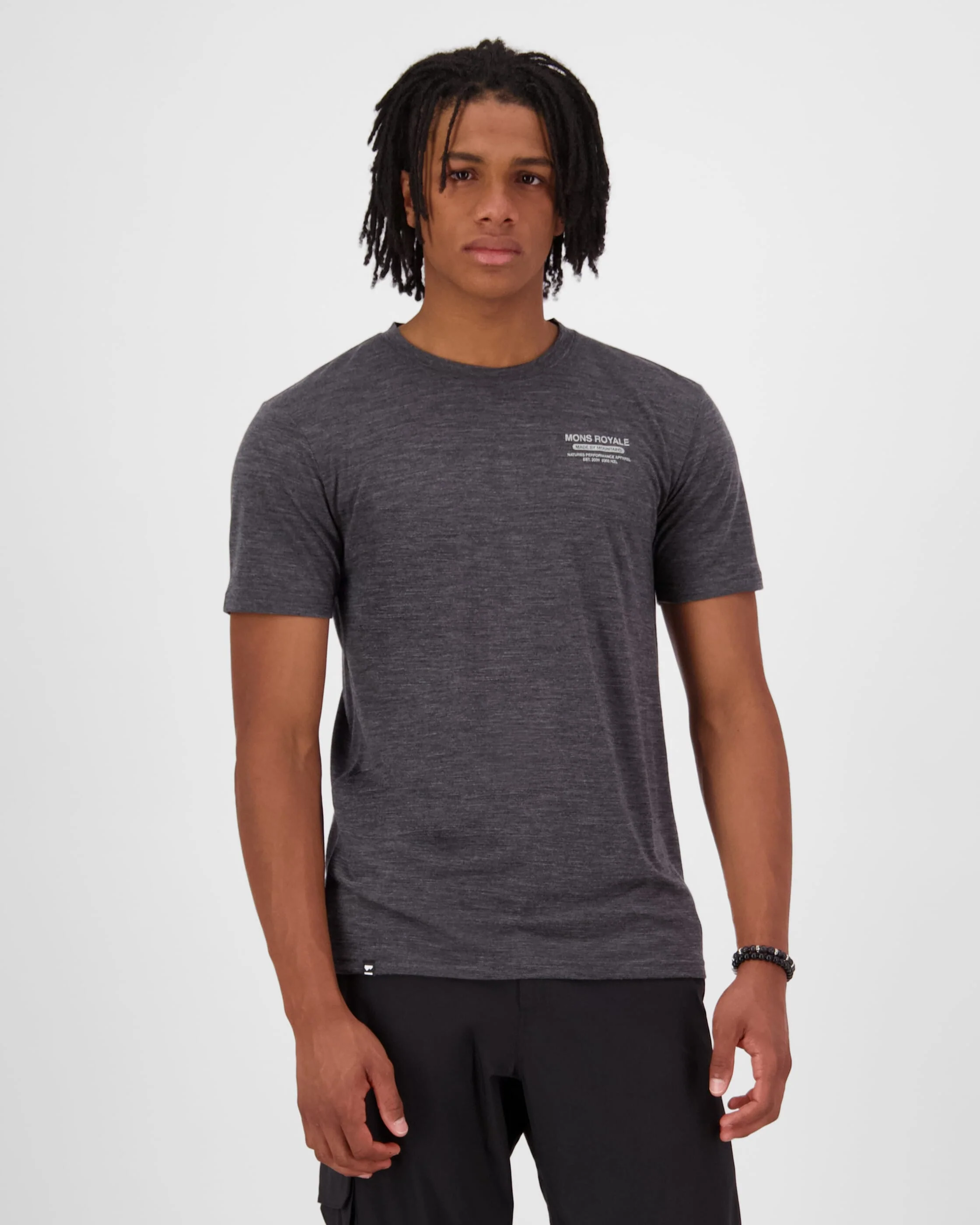 Zephyr Merino Tencel™ T-Shirt - Smoke | Men's T-Shirt